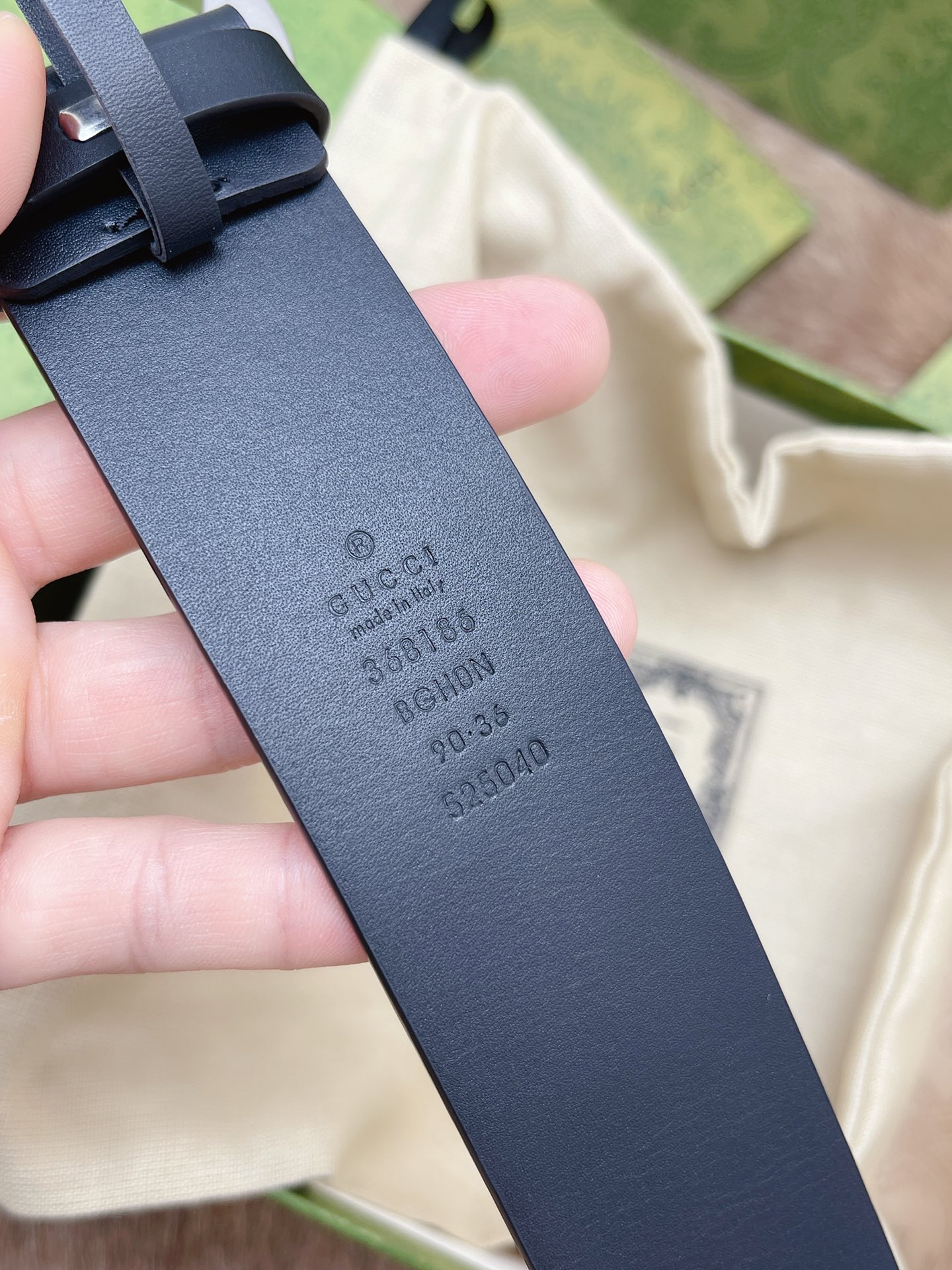 Gucci Male Leather Belt M