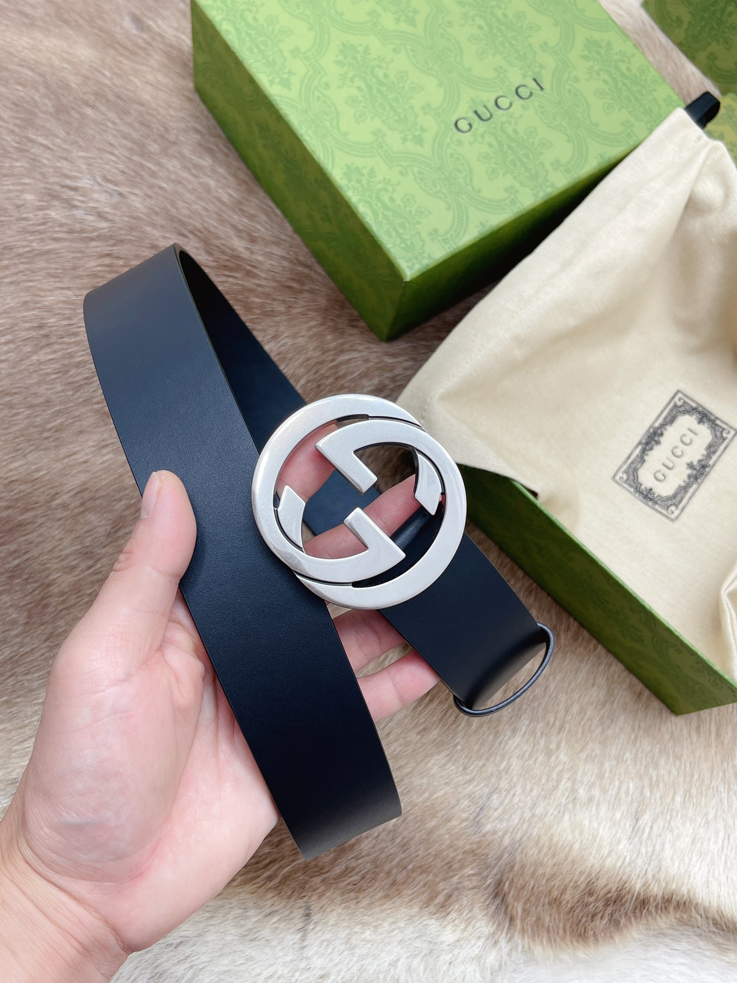 Gucci Male Leather Belt M