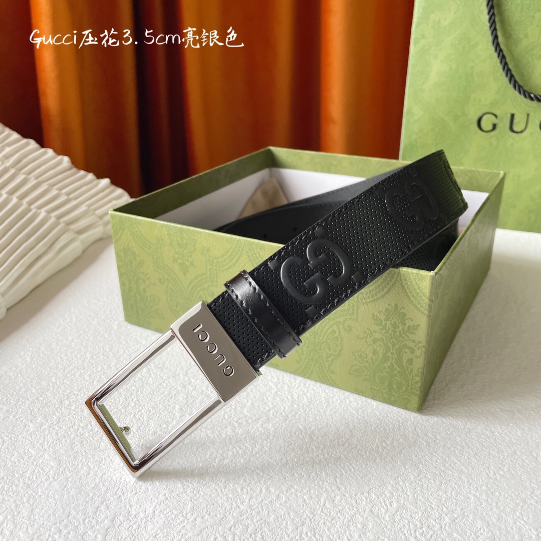 Gucci Basic Belt Cow Leather M