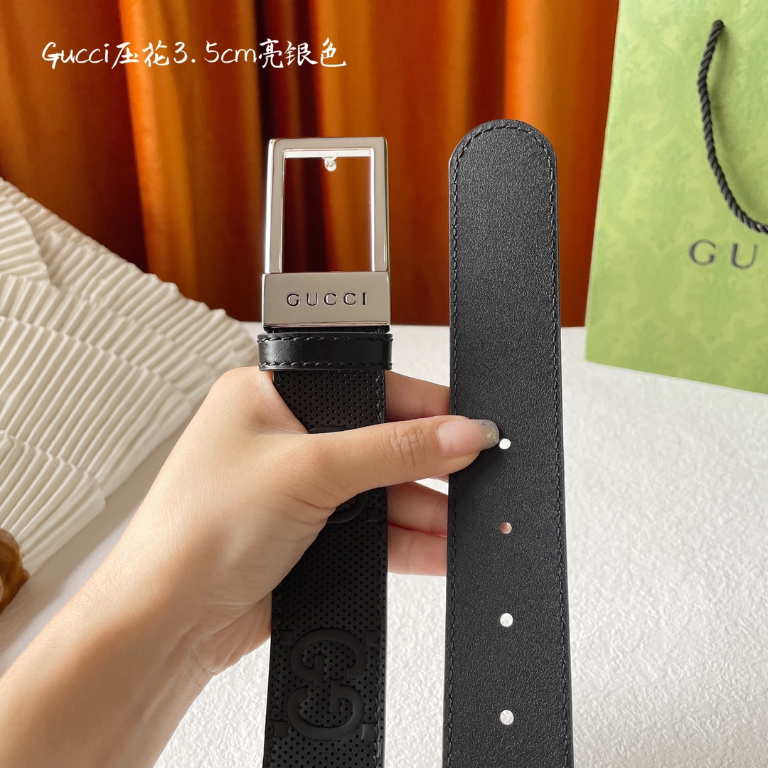 Gucci Basic Belt Cow Leather M