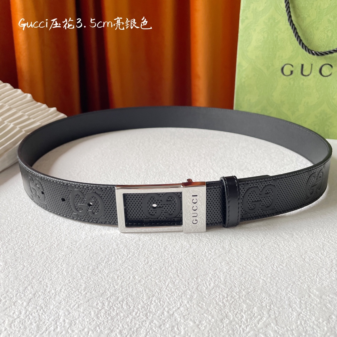 Gucci Basic Belt Cow Leather M