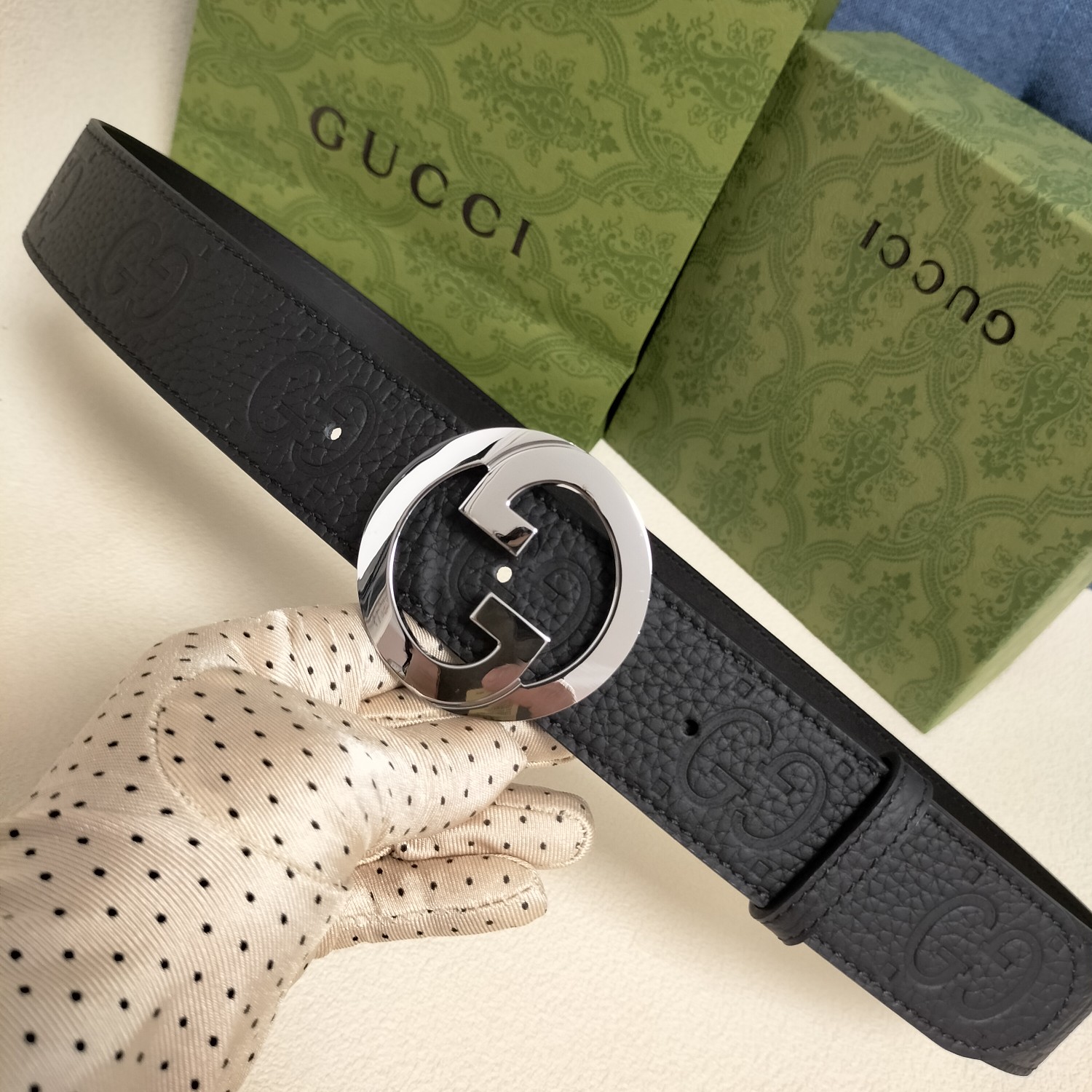Gucci Basic Belt Cow Leather