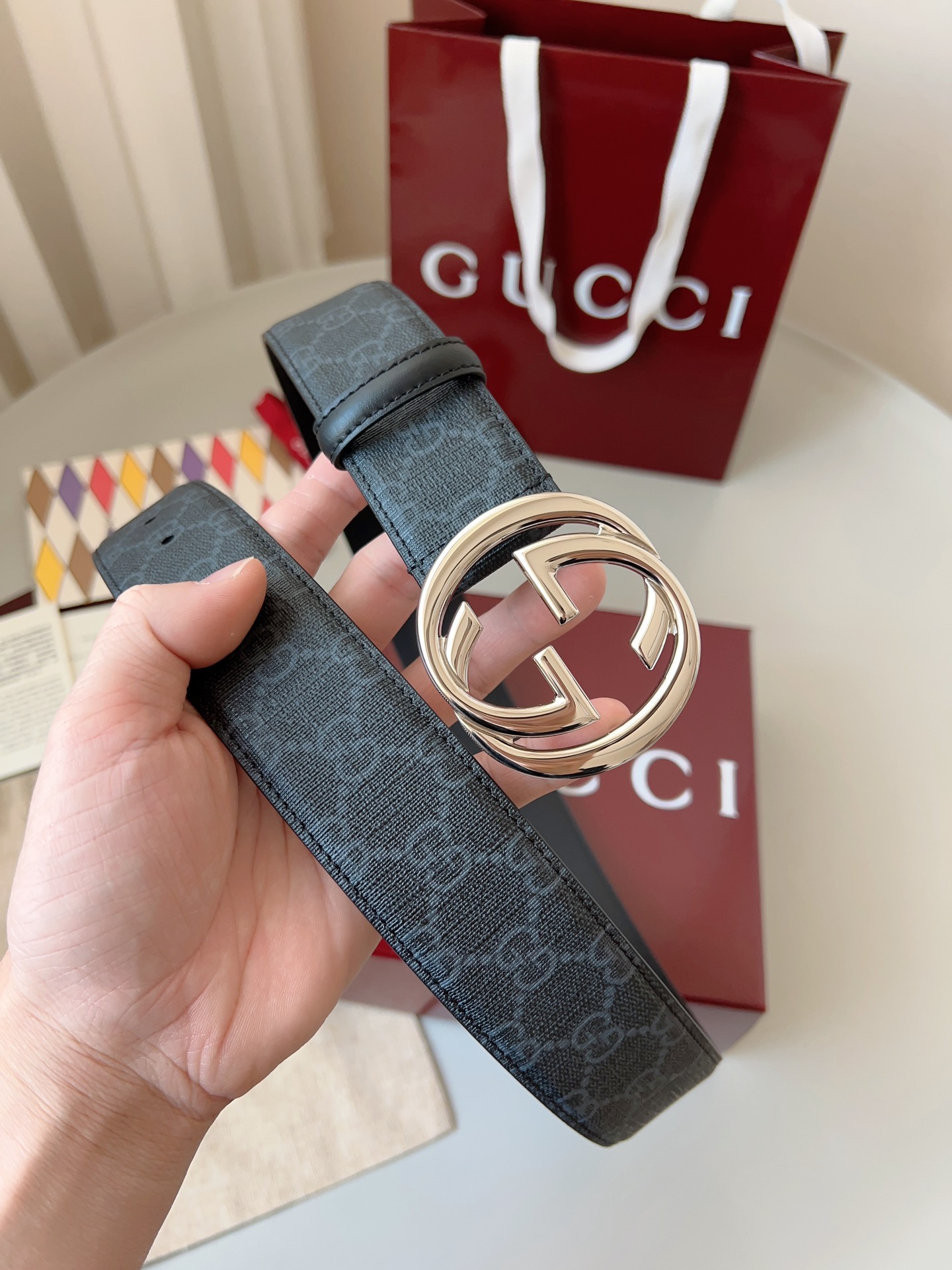 Gucci Basic Belt Canvas