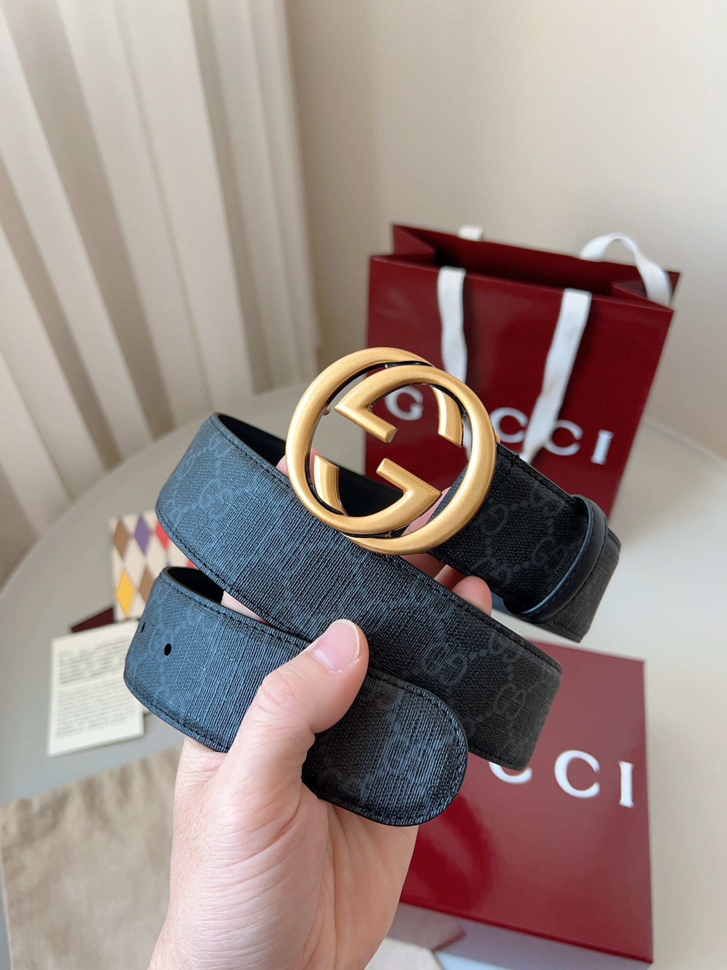 Gucci Basic Belt Canvas