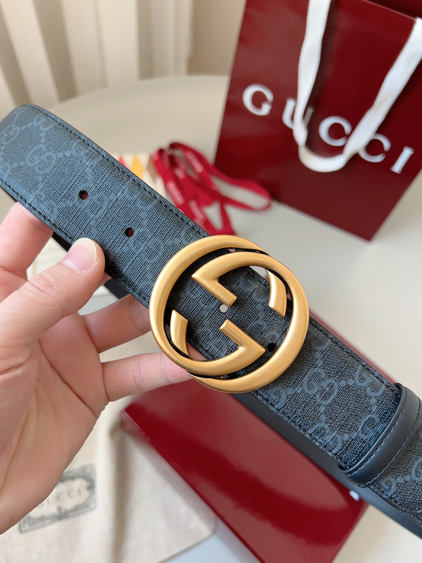 Gucci Basic Belt Canvas