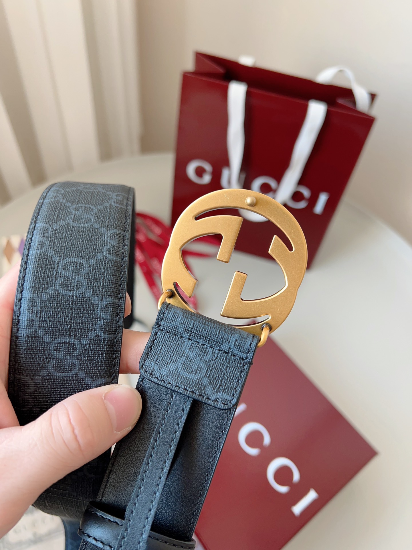 Gucci Basic Belt Canvas