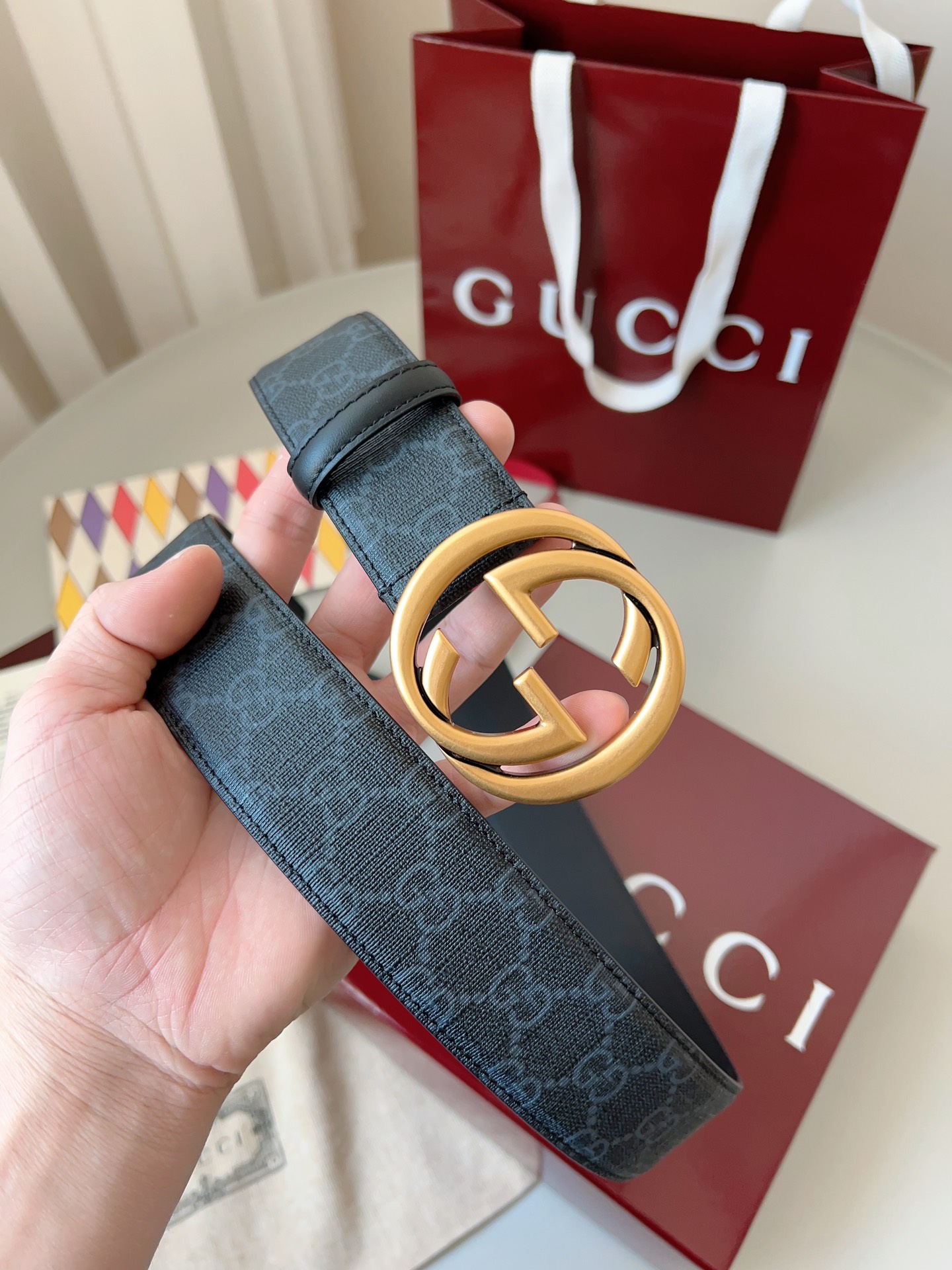 Gucci Basic Belt Canvas