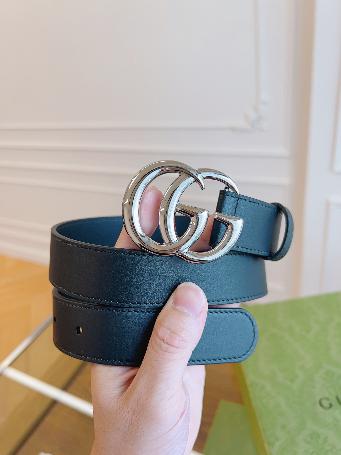 Gucci Female Basic Belt Cow Leather Black