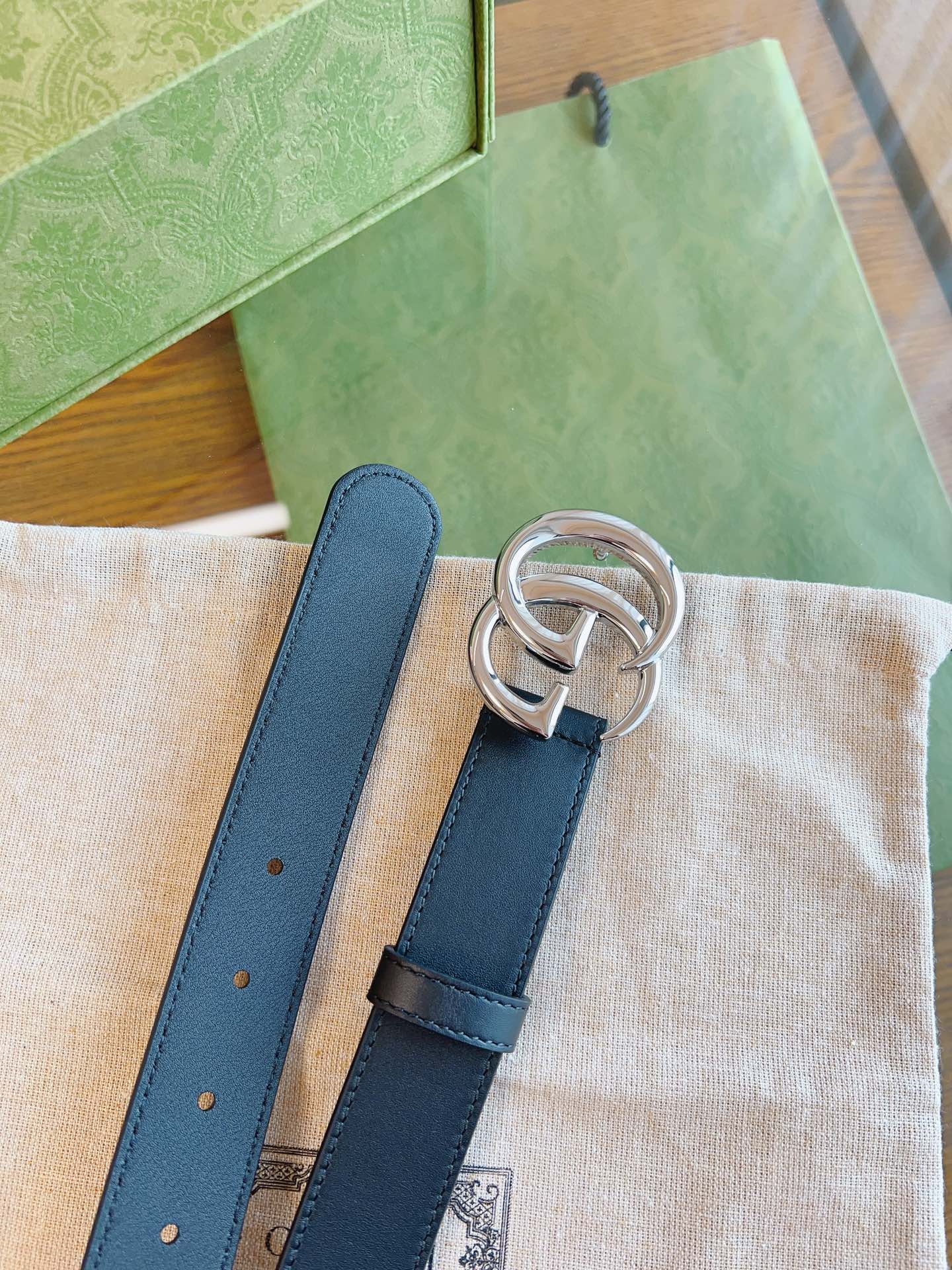 Gucci Female Basic Belt Cow Leather Black