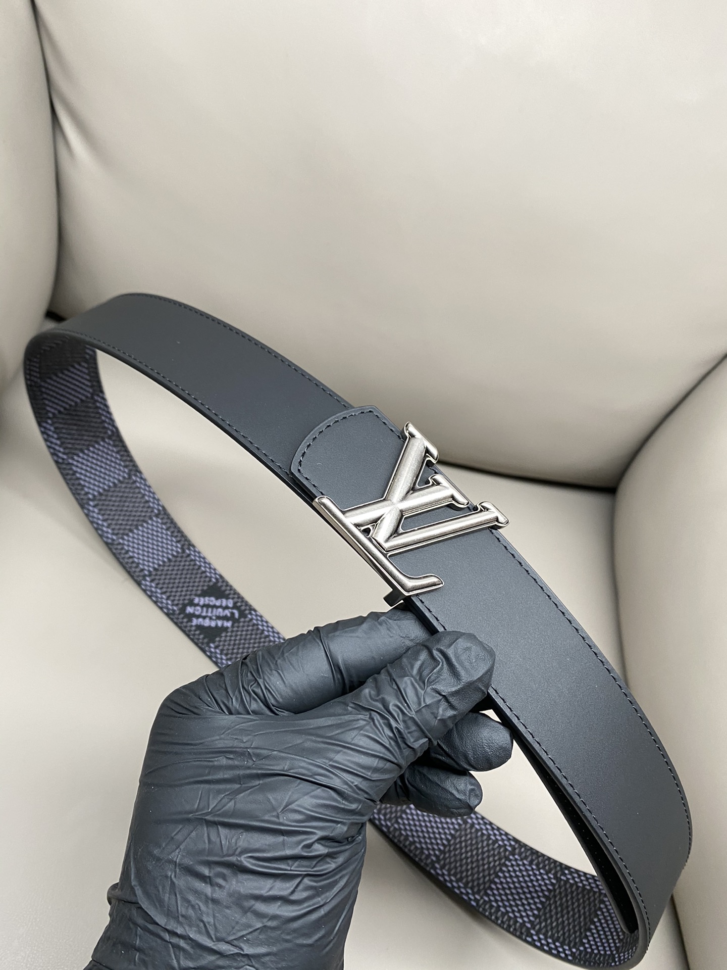 Louis Vuitton Male Basic Belt Canvas S-m-l