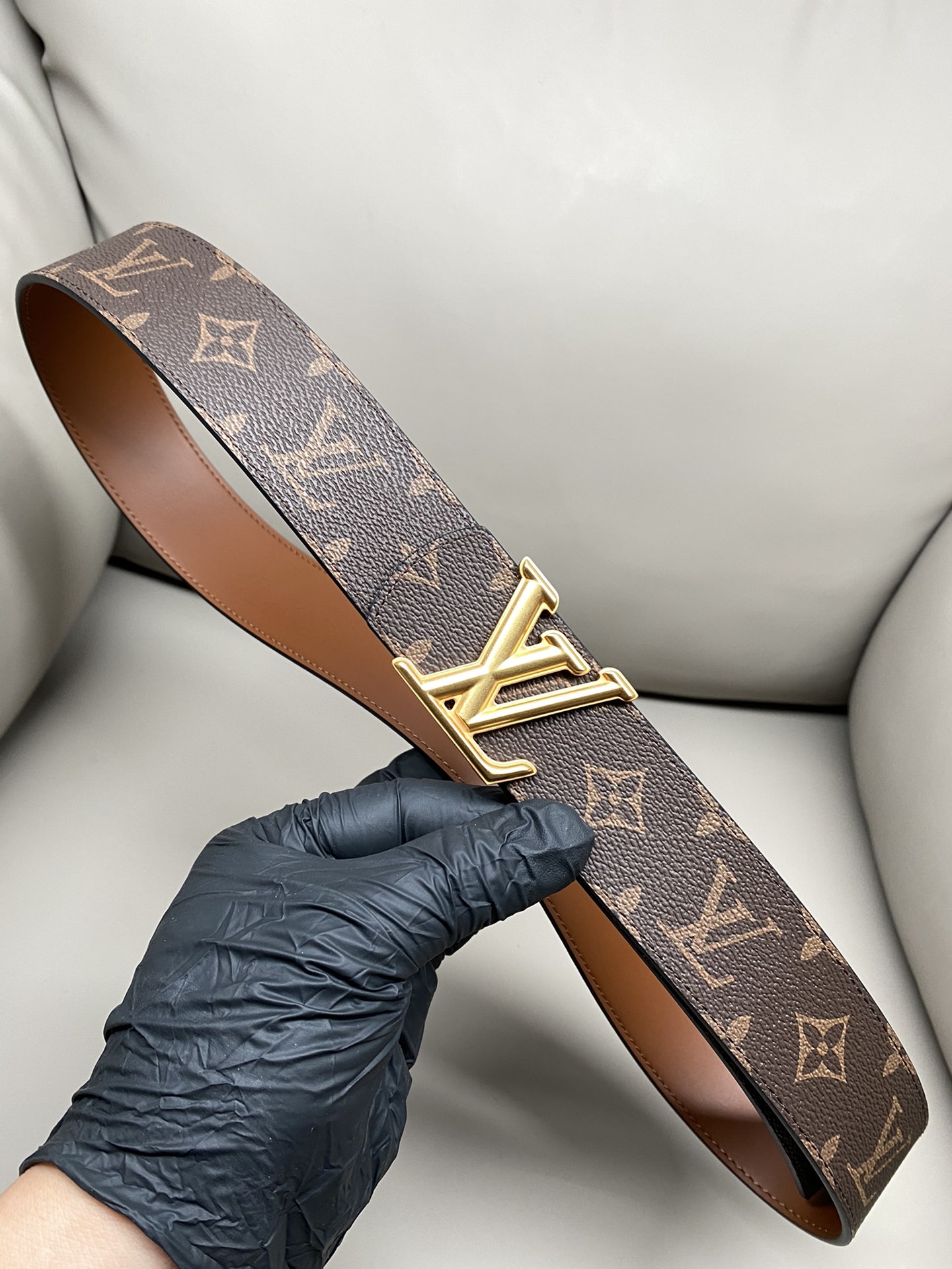 Louis Vuitton Male Basic Belt Canvas S-m-l