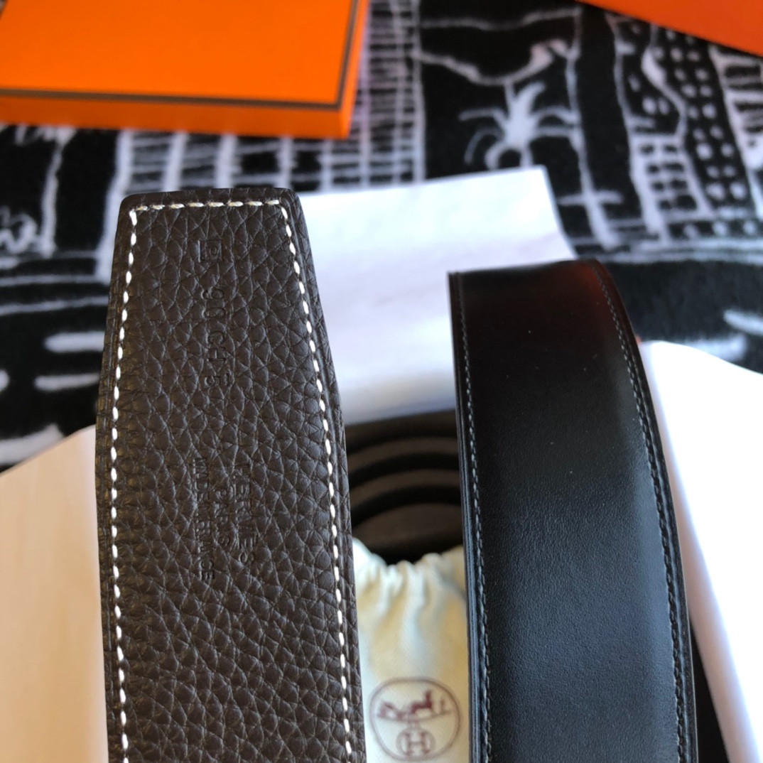 Hermès Basic Belt Cow Leather Gold 38mm-s-m