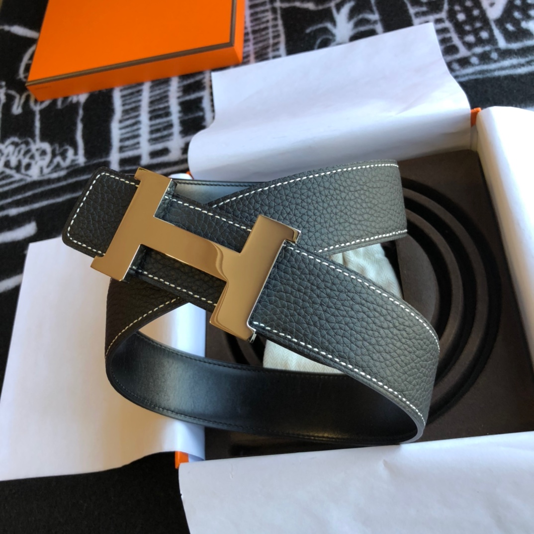 Hermès Basic Belt Cow Leather Gold 38mm-s-m