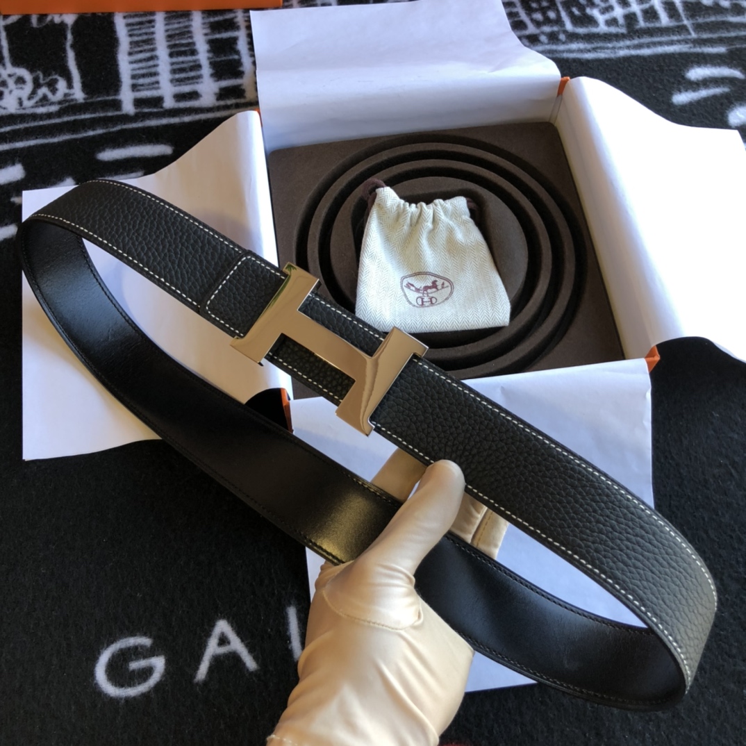 Hermès Basic Belt Cow Leather Gold 38mm-s-m