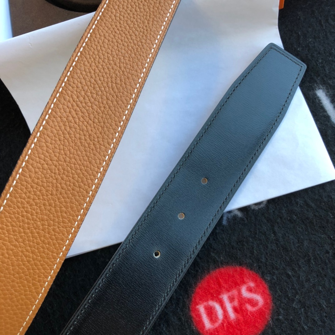 Hermès Basic Belt Cow Leather Gold 38mm-s-m