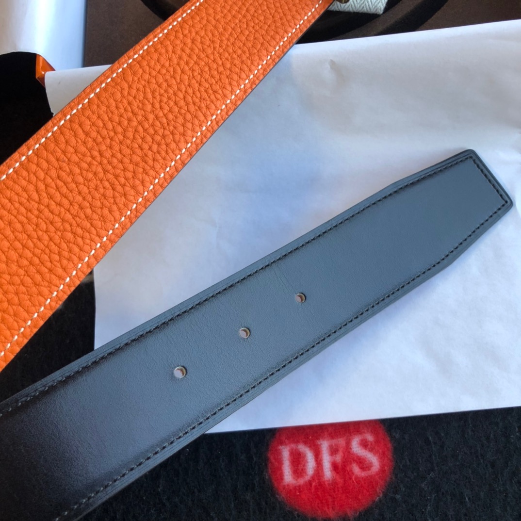 Hermès Basic Belt Cow Leather Gold 38mm-s-m