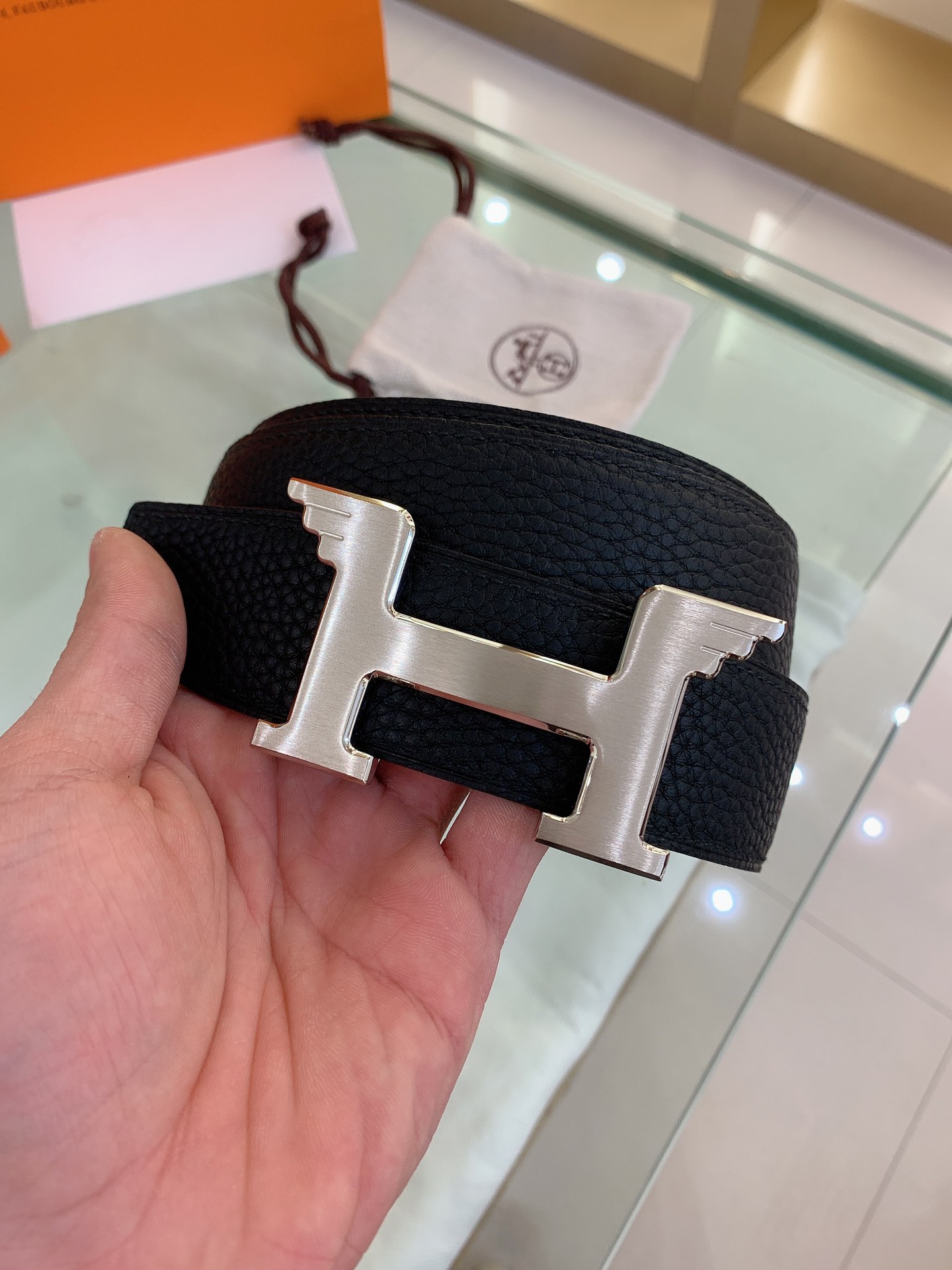 Hermès Male Basic Belt S-m