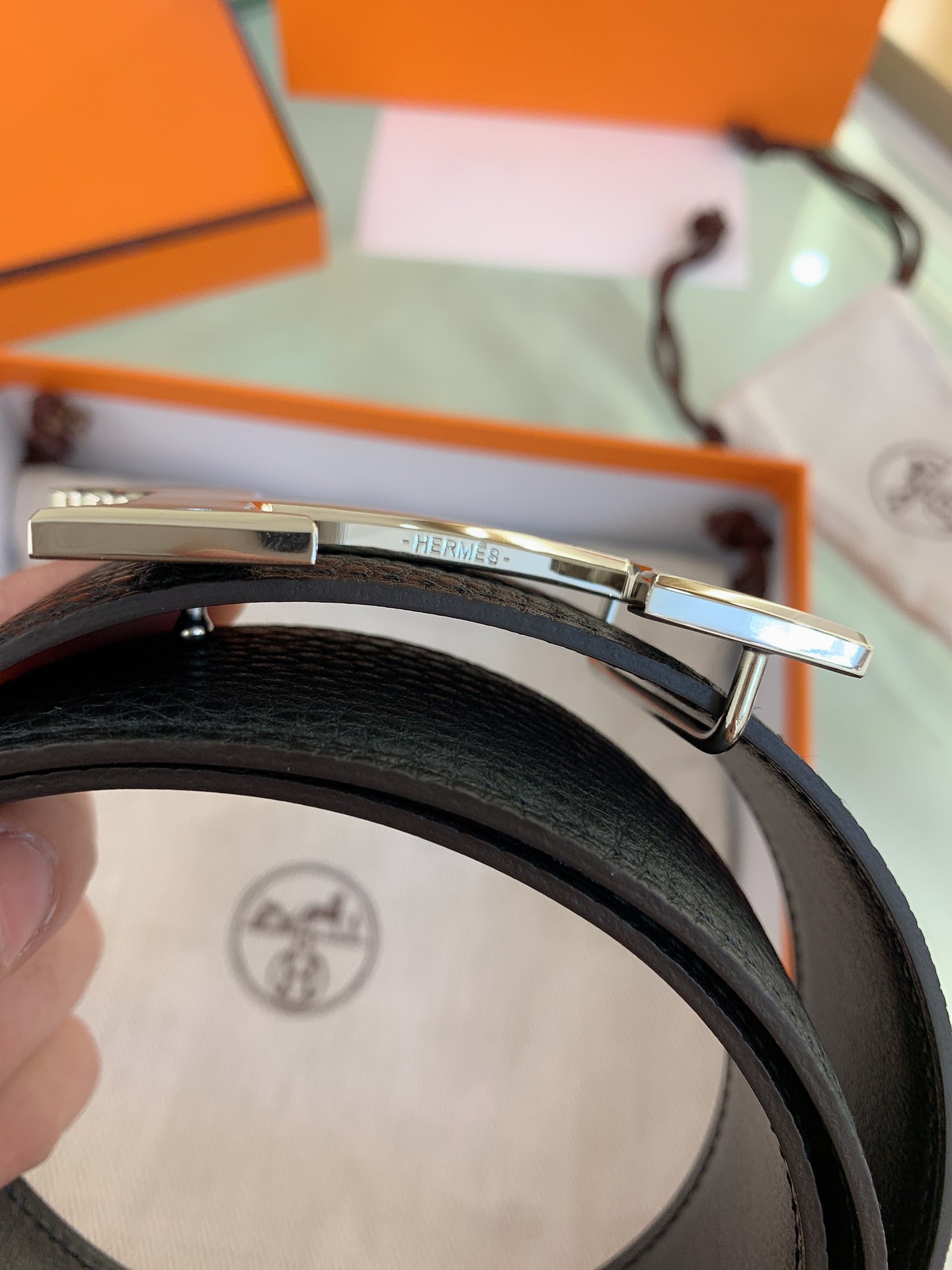 Hermès Male Basic Belt S-m