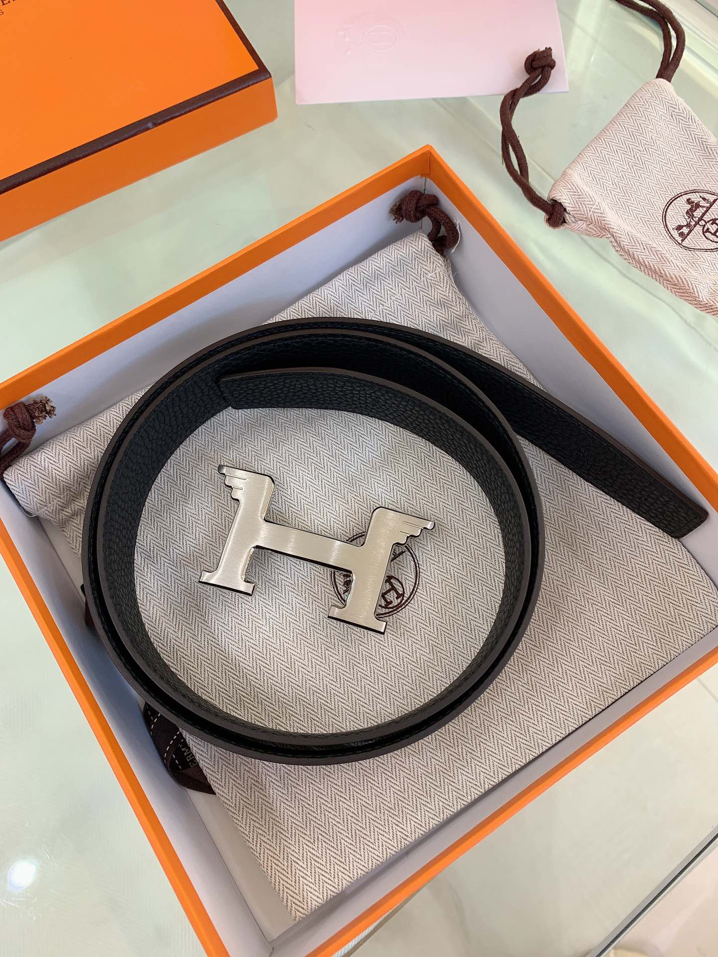 Hermès Male Basic Belt S-m