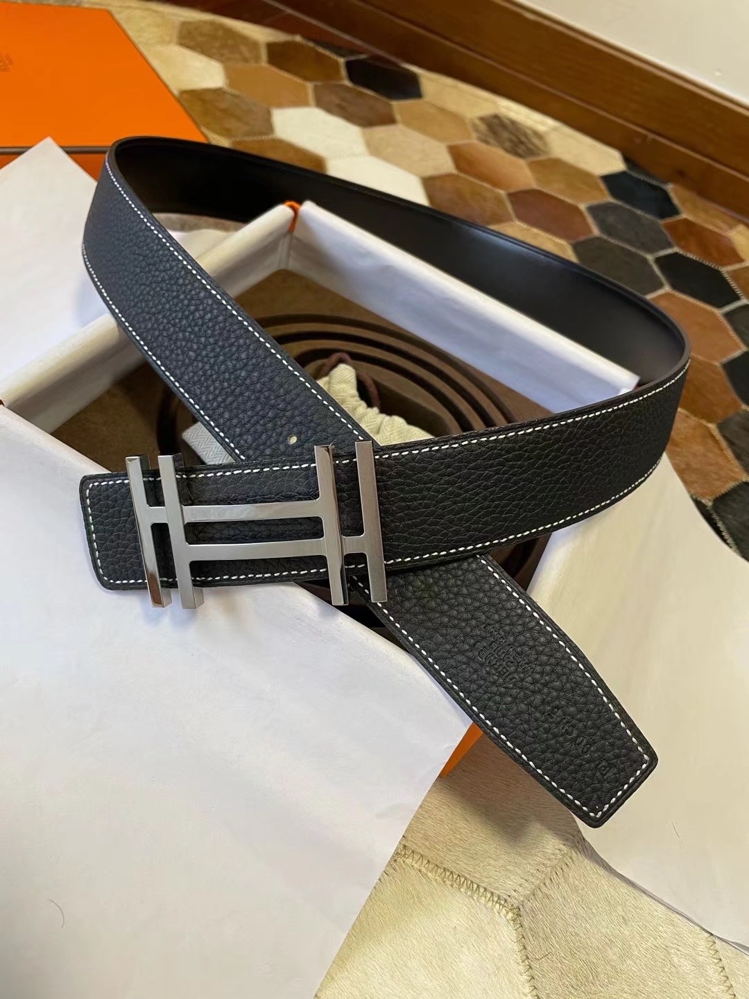 Hermès Male Basic Belt S-m