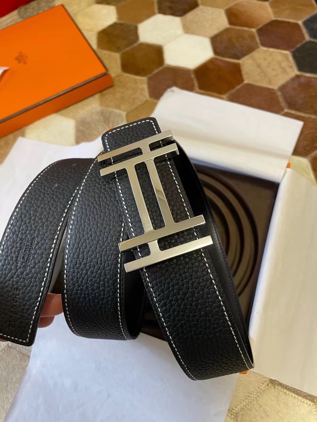 Hermès Male Basic Belt S-m