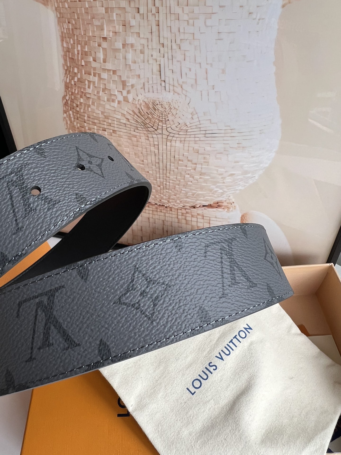 Louis Vuitton Basic Belt Cow Leather 40mm-s-m-l