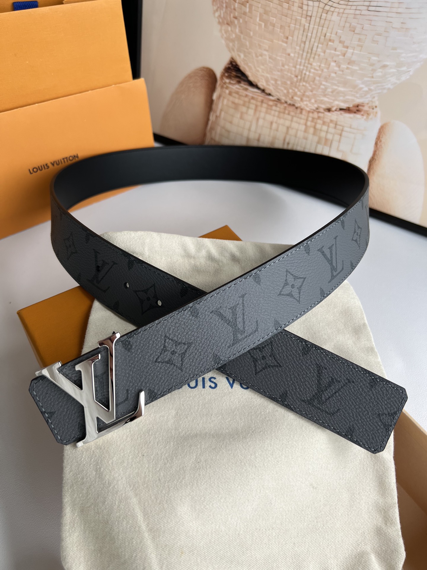 Louis Vuitton Basic Belt Cow Leather 40mm-s-m-l