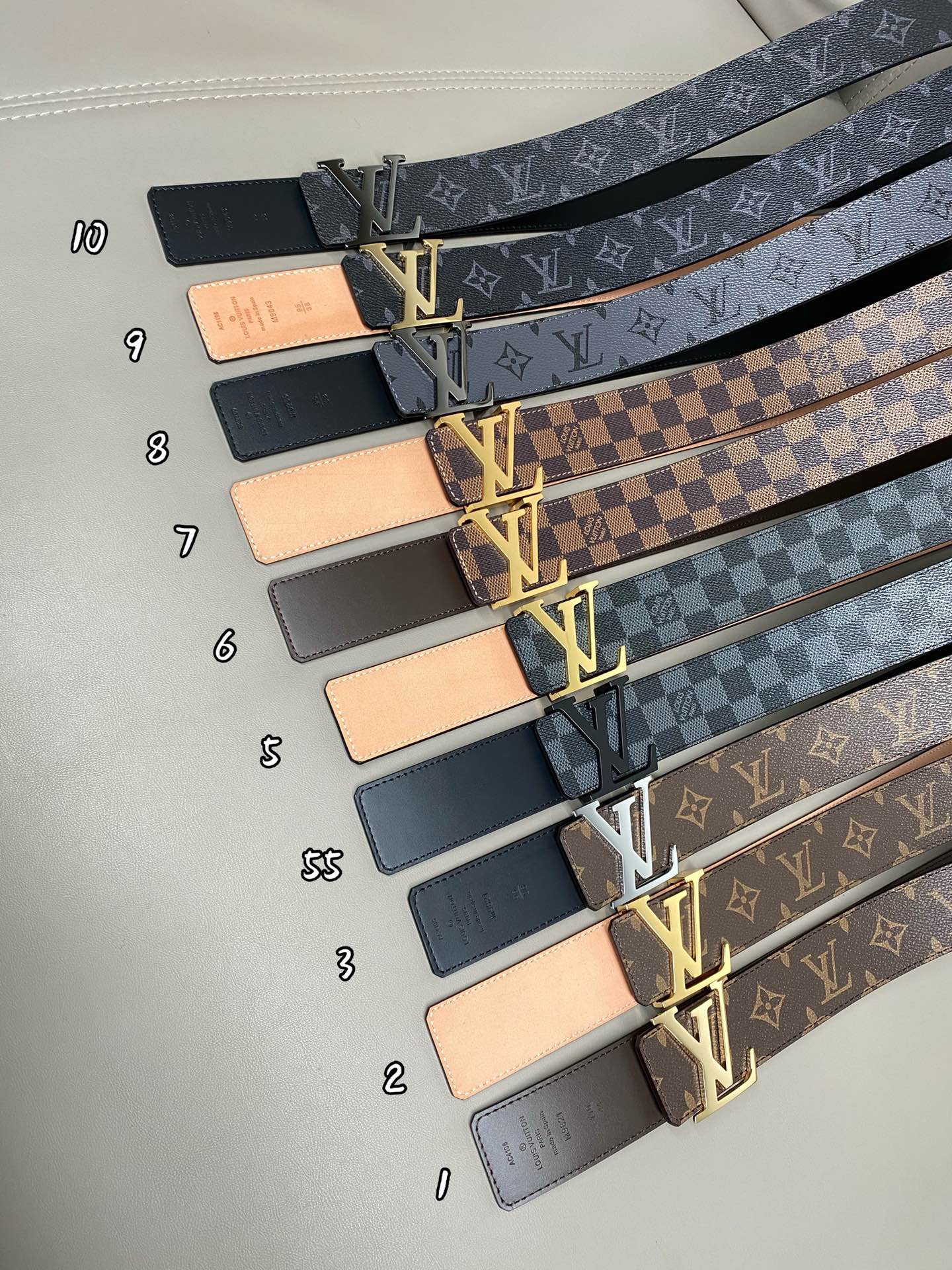 Louis Vuitton Basic Belt Cow Leather L