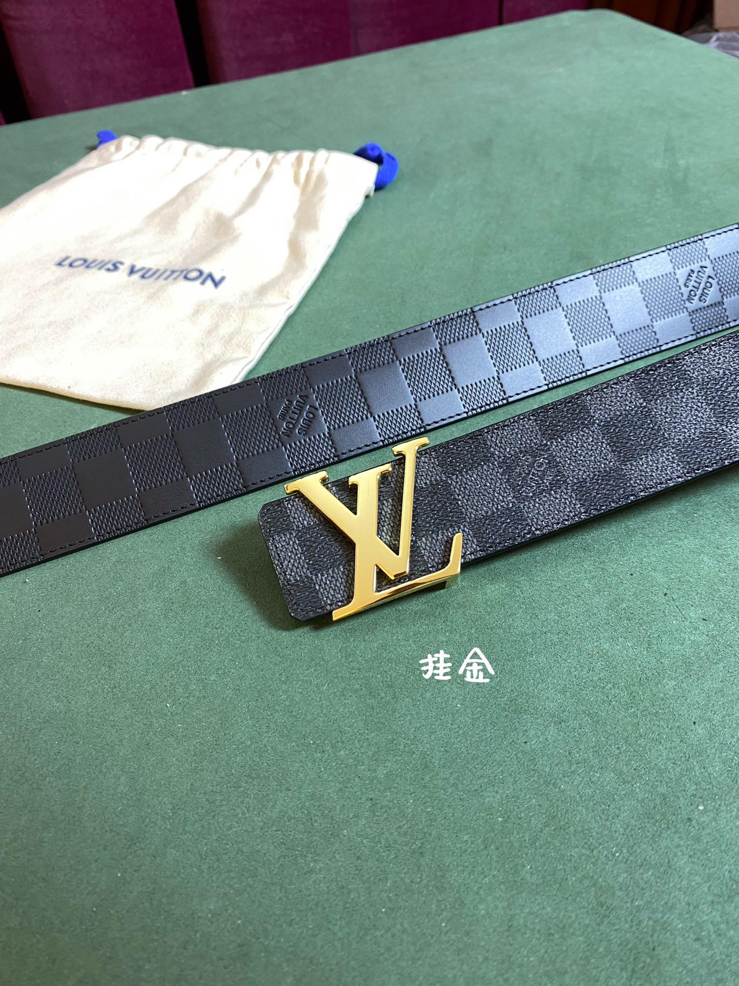 Louis Vuitton Basic Belt Cow Leather L