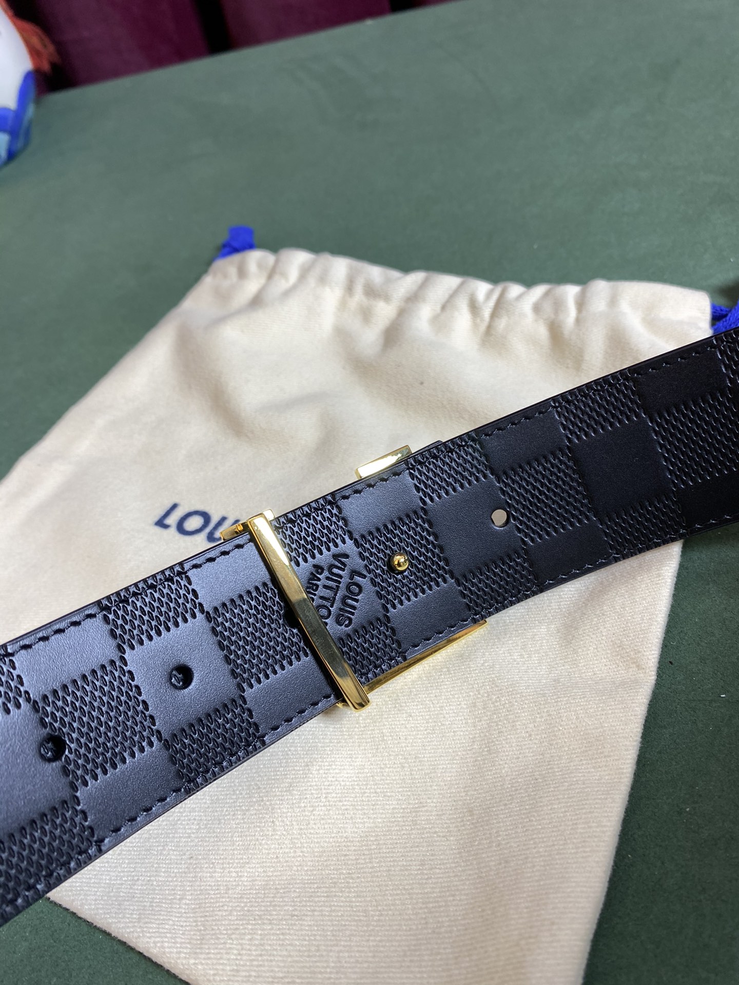 Louis Vuitton Basic Belt Cow Leather L