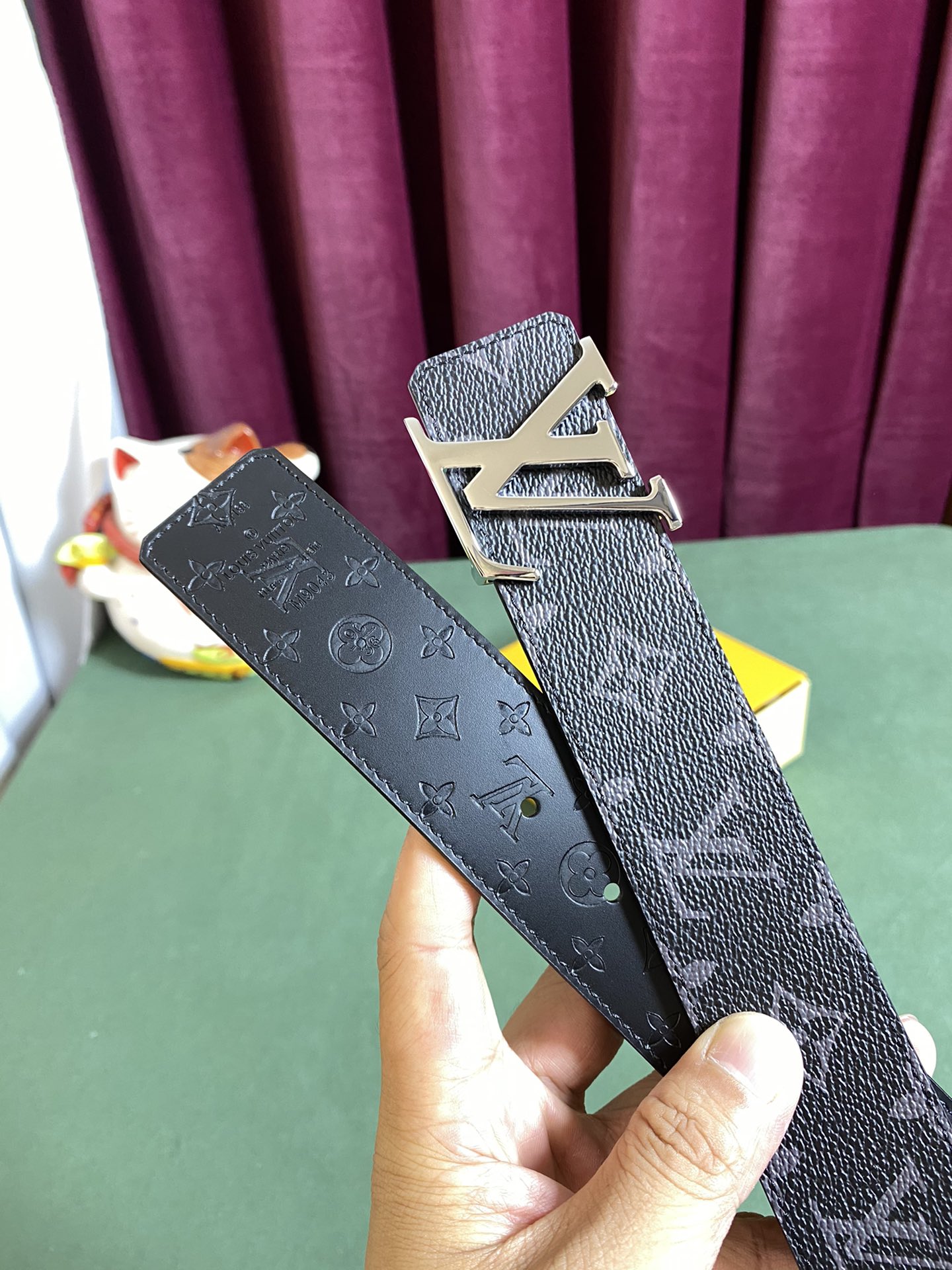 Louis Vuitton Basic Belt Cow Leather L