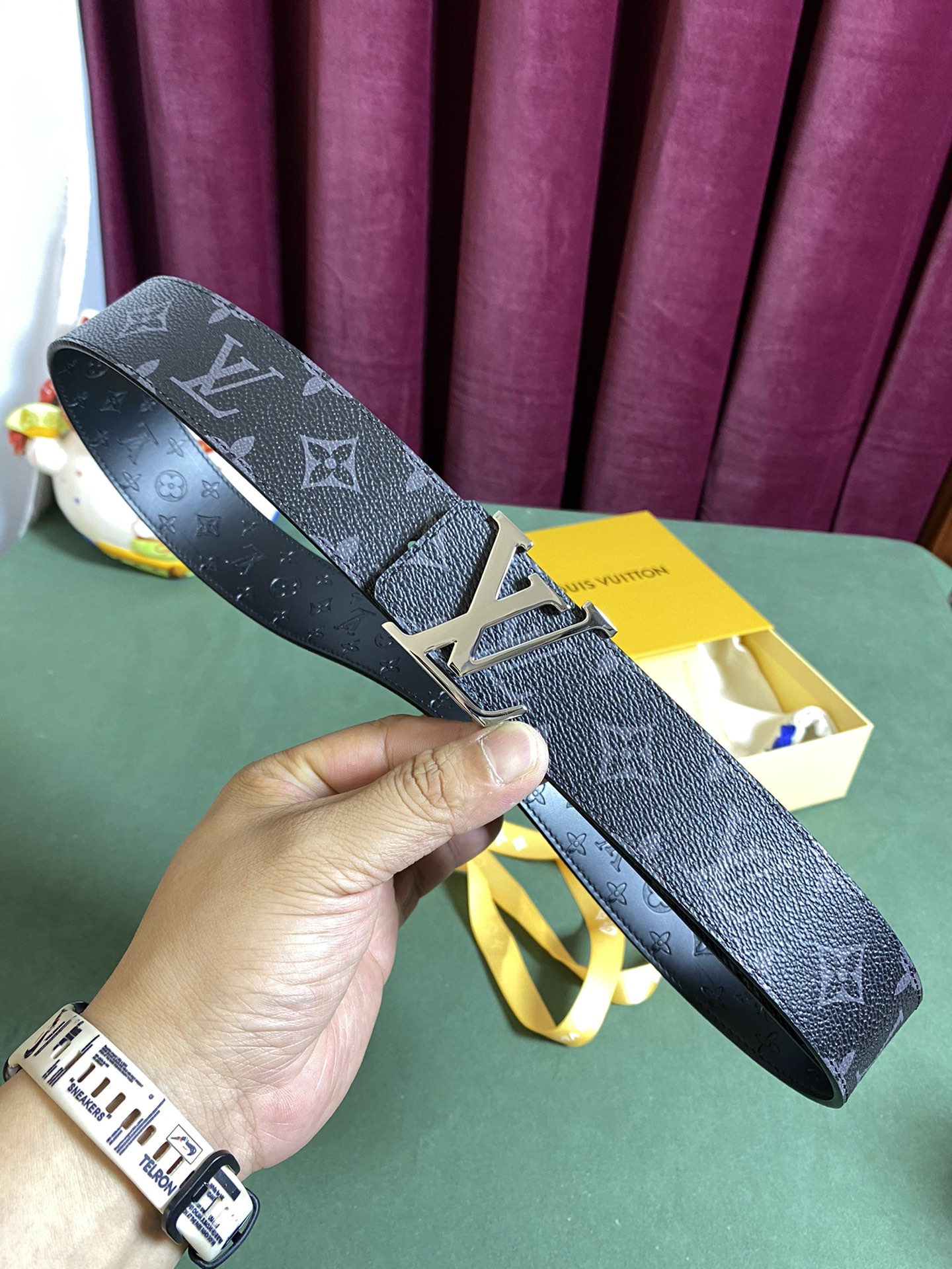 Louis Vuitton Basic Belt Cow Leather L