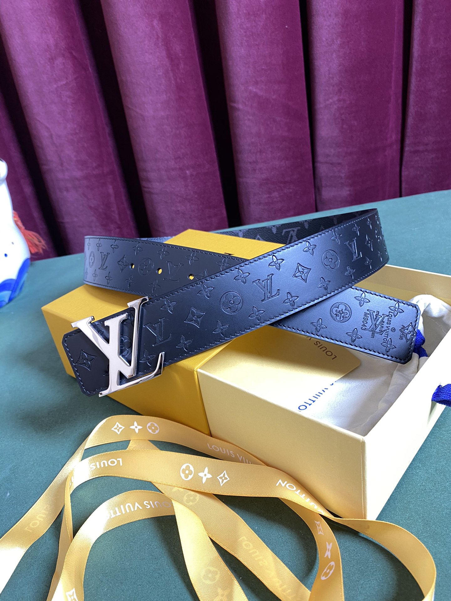 Louis Vuitton Basic Belt Cow Leather L