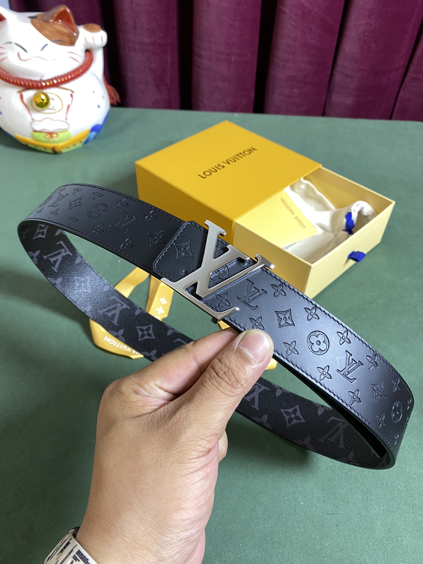 Louis Vuitton Basic Belt Cow Leather L