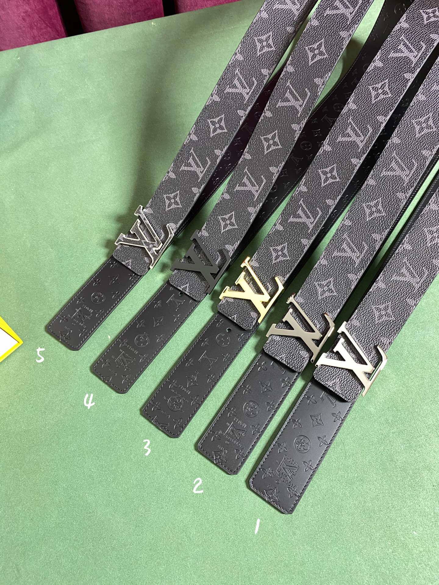 Louis Vuitton Basic Belt Cow Leather L