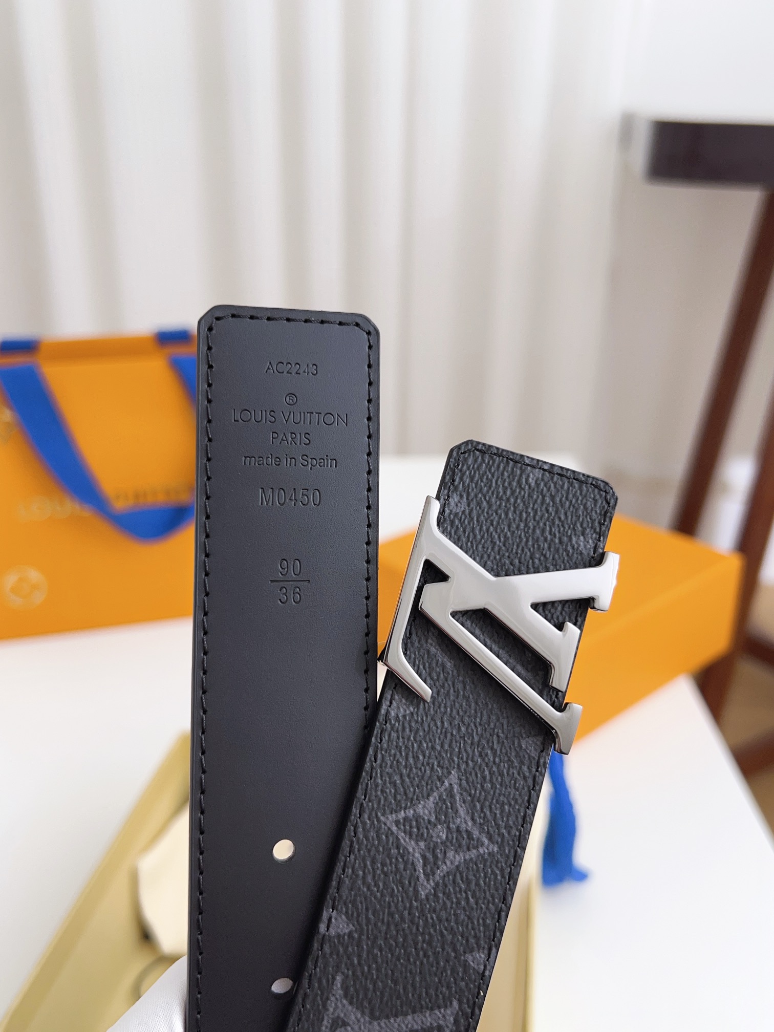 Louis Vuitton Male Basic Belt Cow Leather 125cm-l