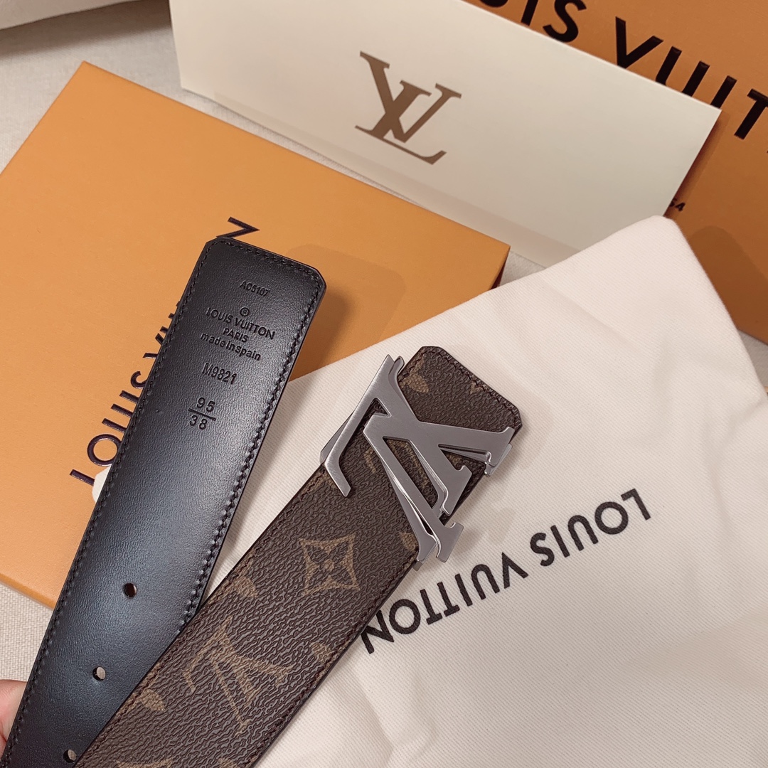 Louis Vuitton Male Leather Belt 13514-m-l