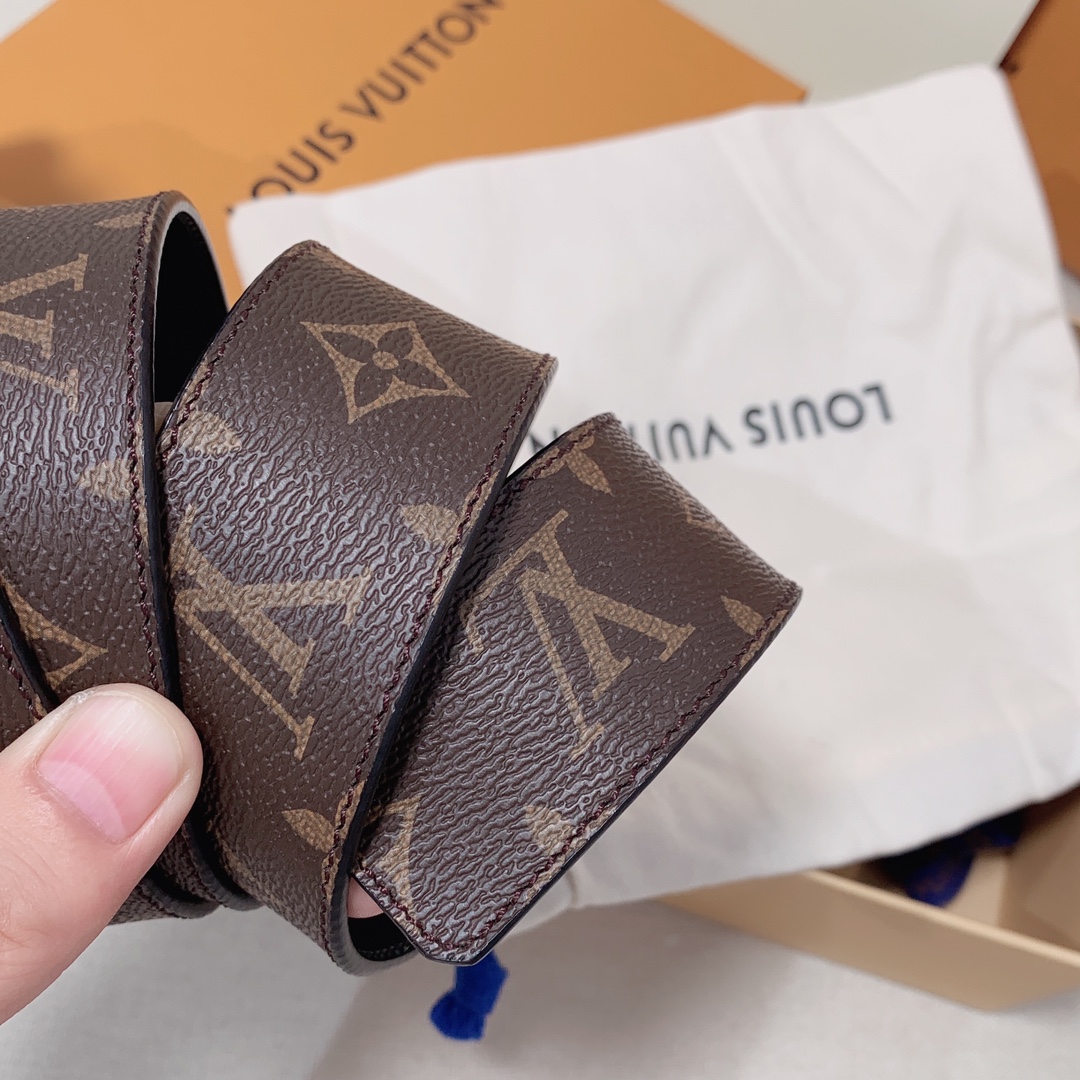 Louis Vuitton Male Leather Belt 13514-m-l