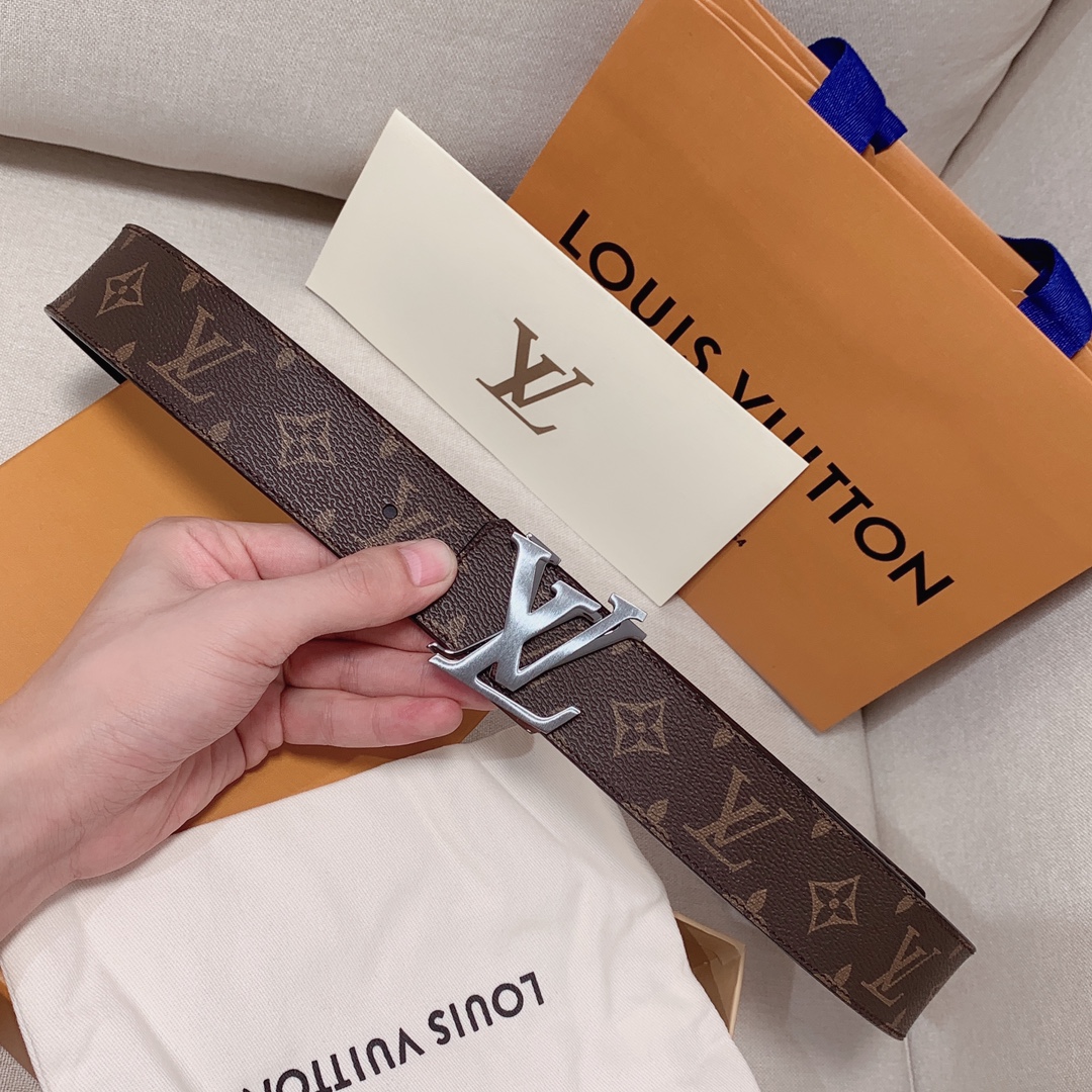 Louis Vuitton Male Leather Belt 13514-m-l