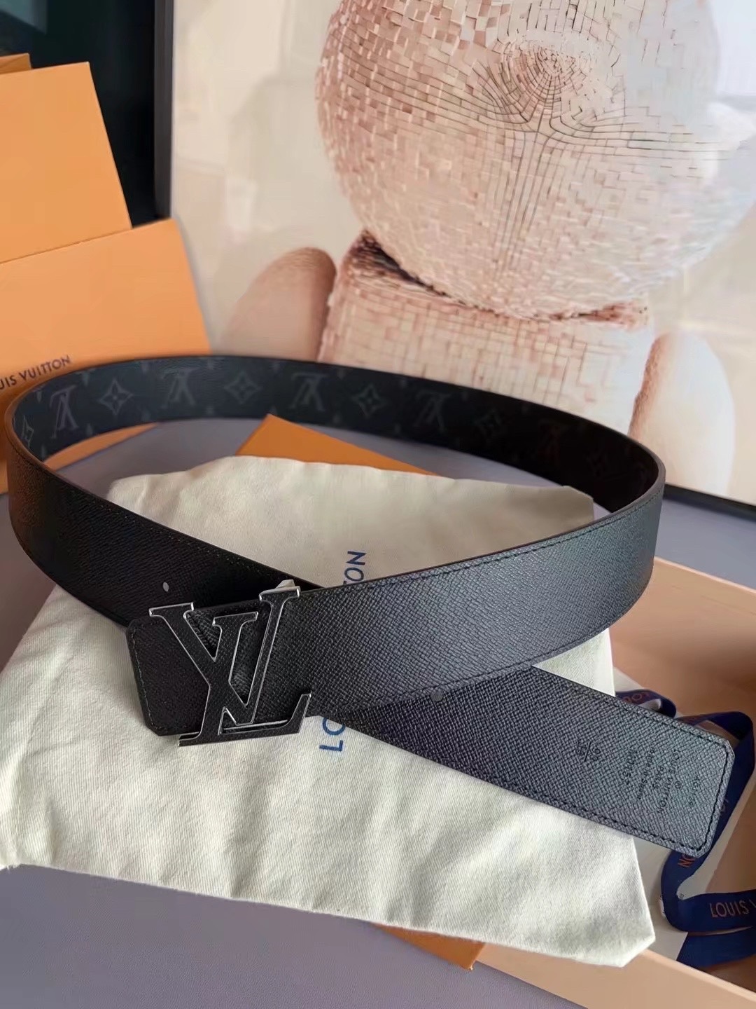 Louis Vuitton Basic Belt Canvas 40mm-s-m-l