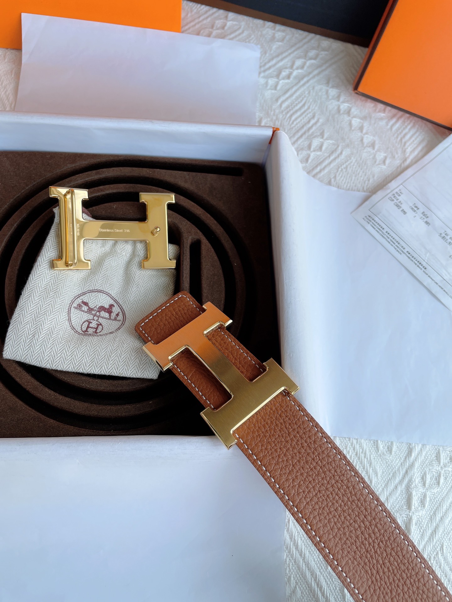 Hermès Basic Belt 38mm