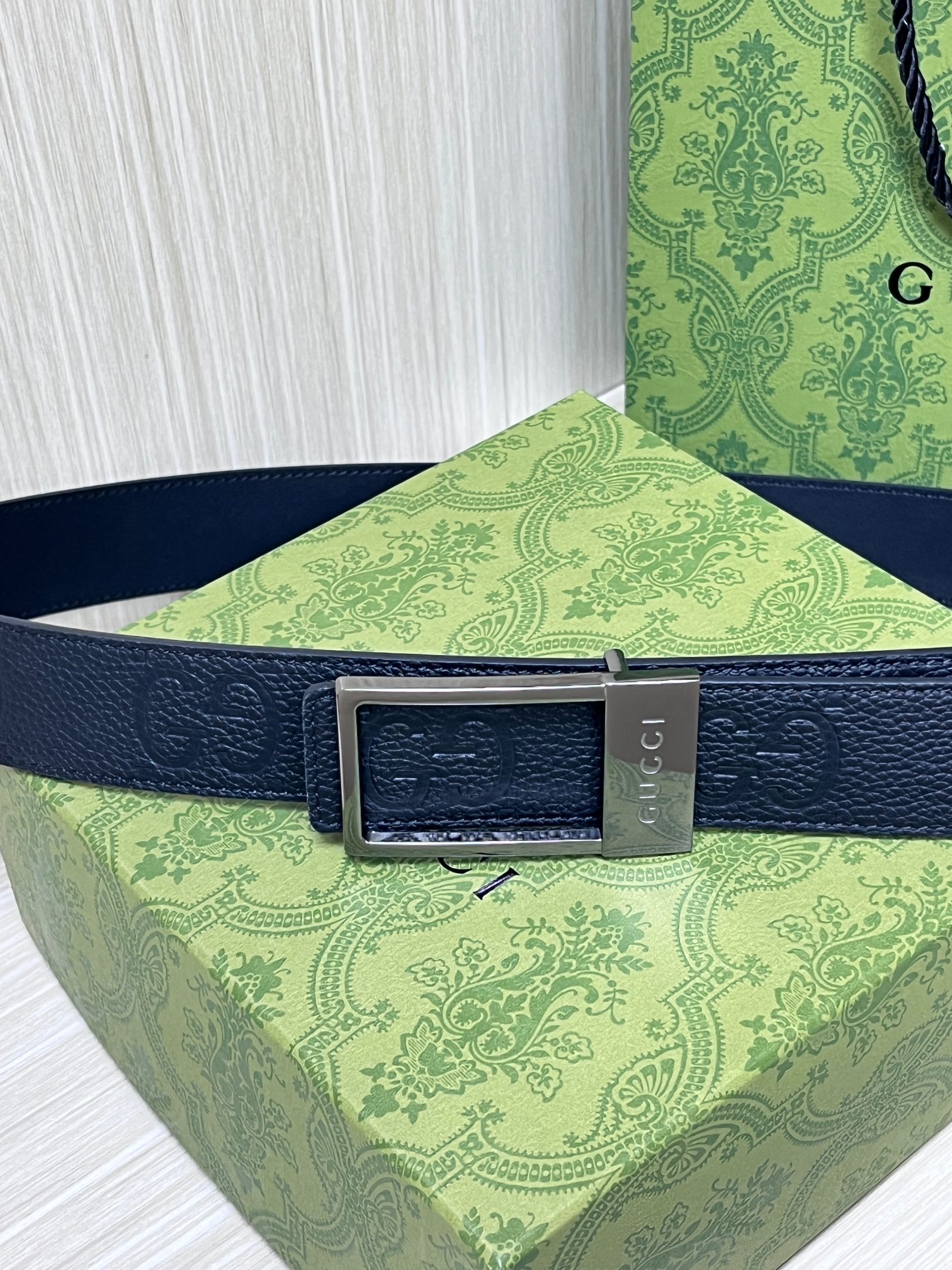 Gucci Basic Belt Cow Leather Black
