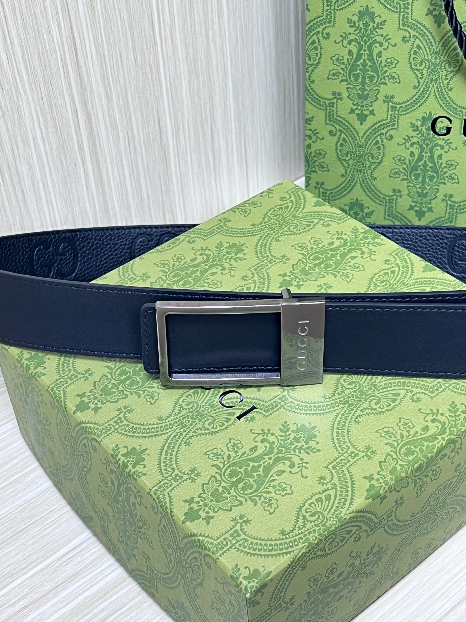 Gucci Basic Belt Cow Leather Black