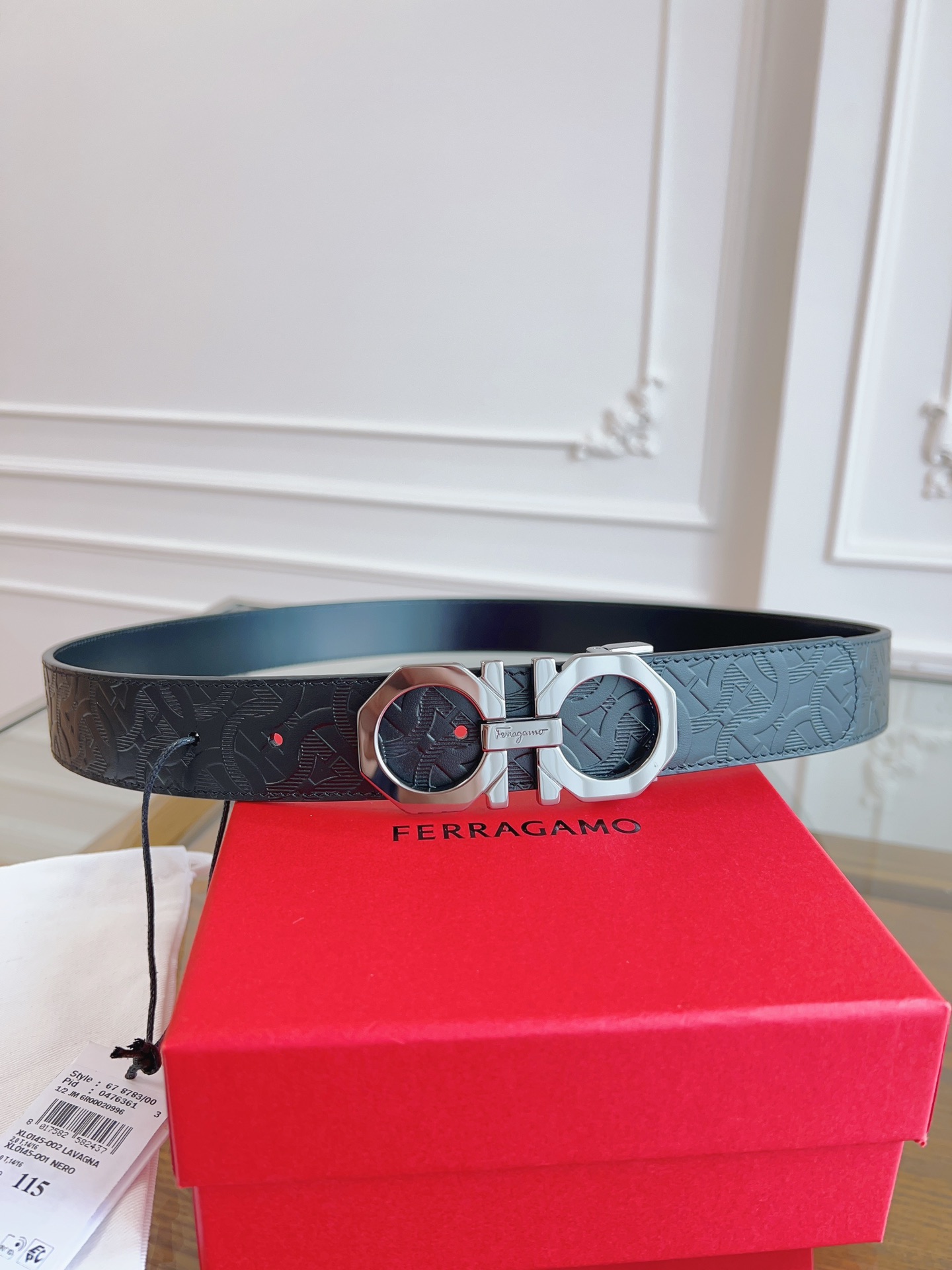 Salvatore Ferragamo Male Basic Belt Cow Leather M