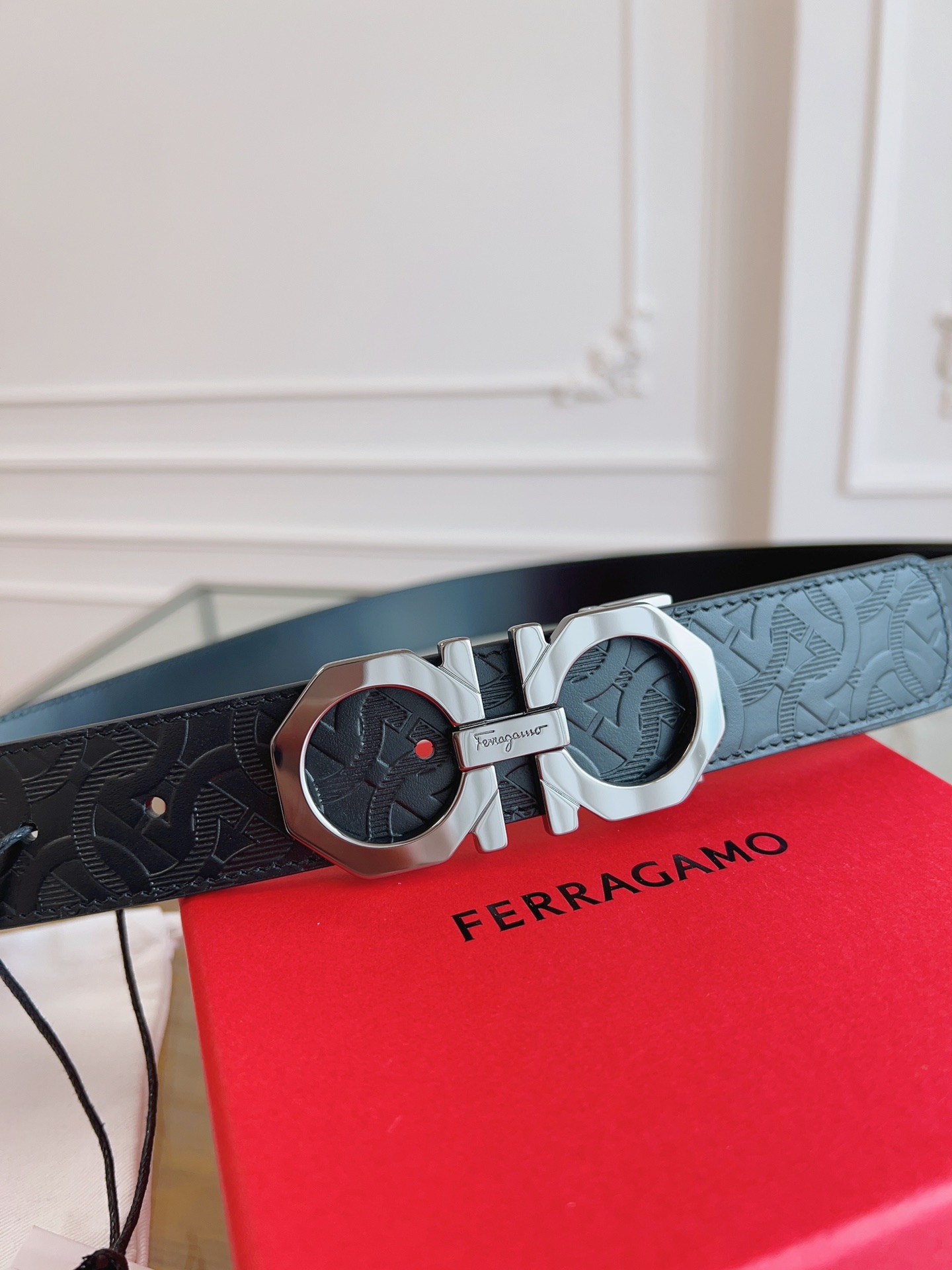 Salvatore Ferragamo Male Basic Belt Cow Leather M