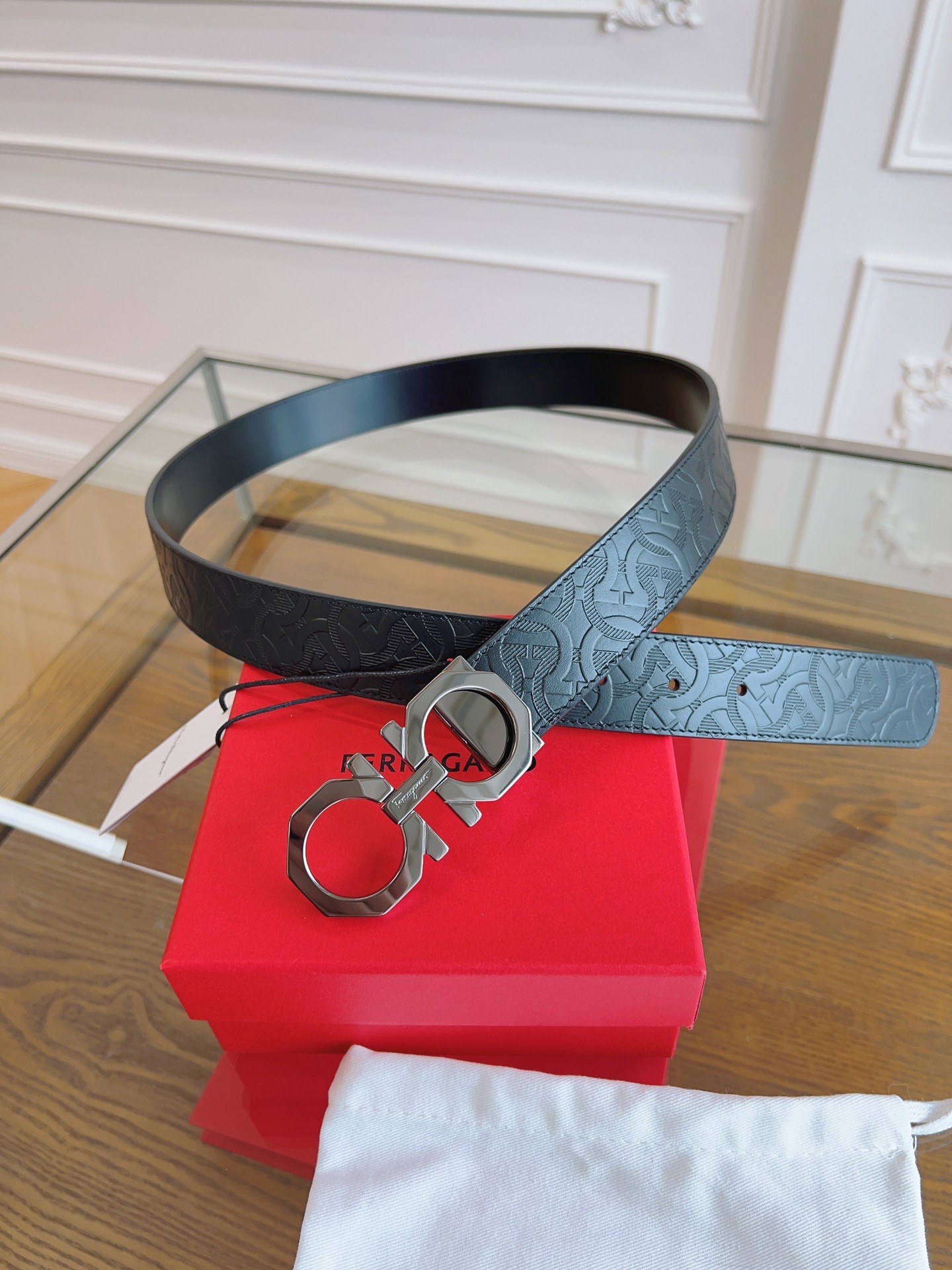 Salvatore Ferragamo Male Basic Belt Cow Leather M