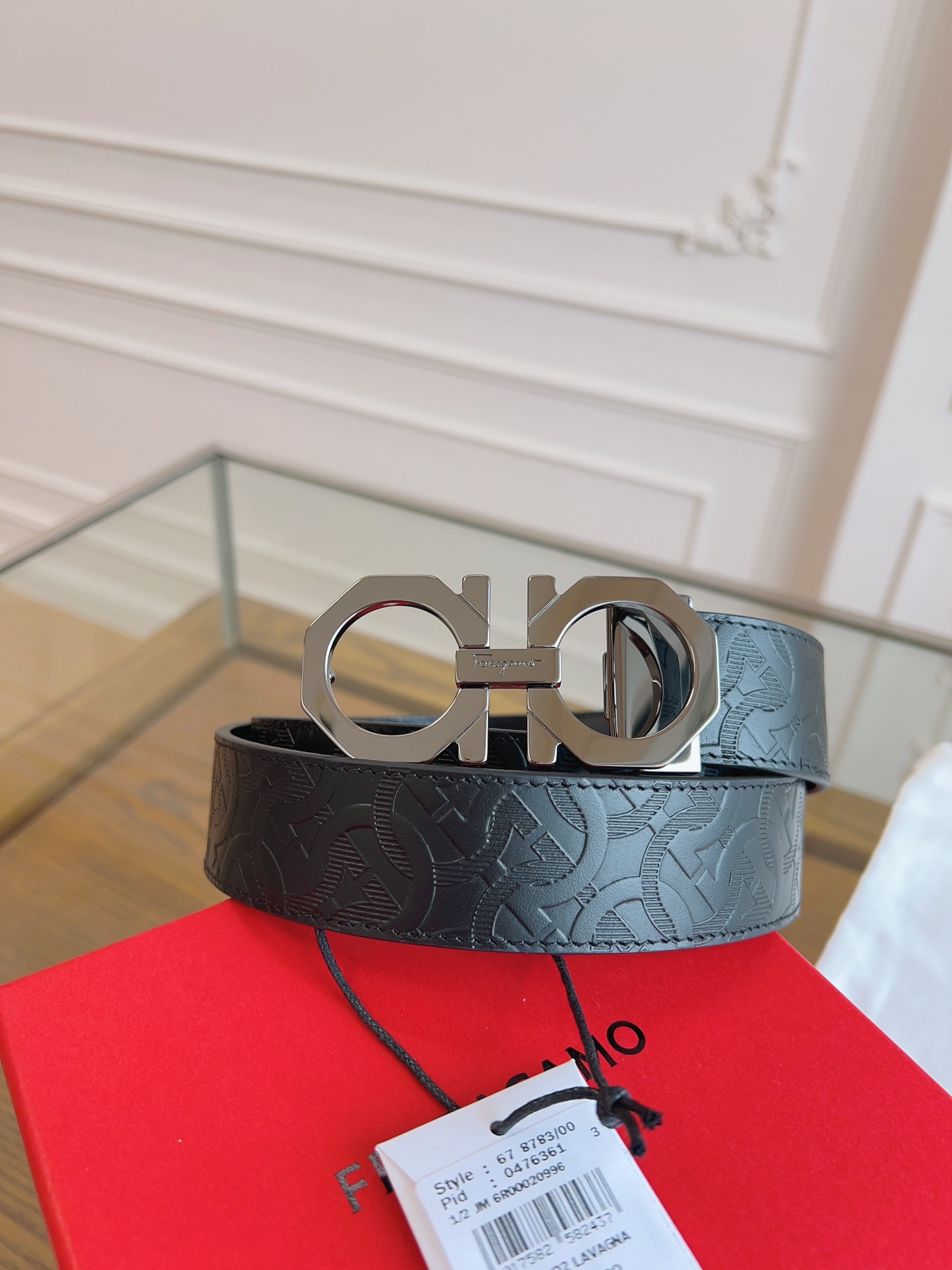 Salvatore Ferragamo Male Basic Belt Cow Leather M