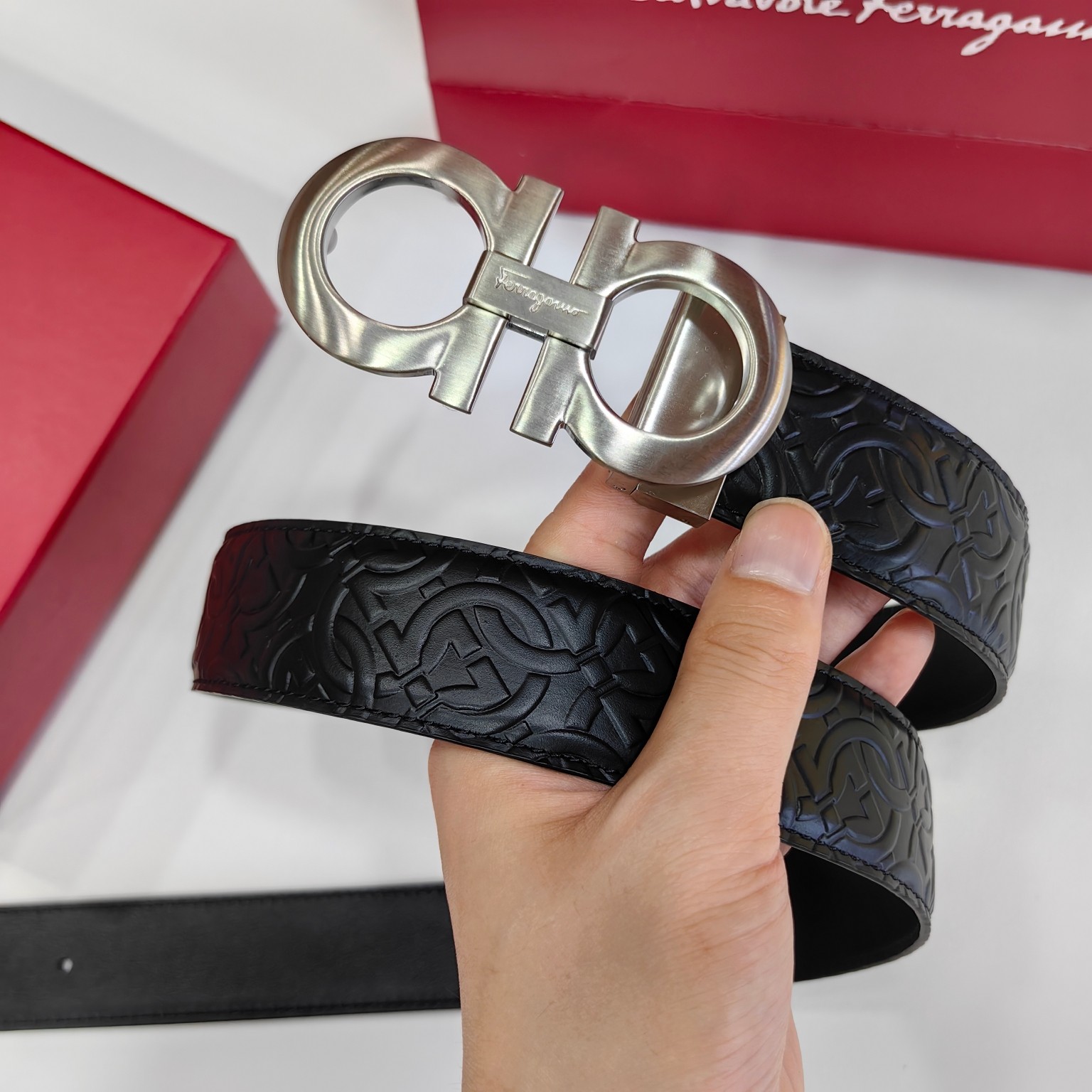 Salvatore Ferragamo Leather Belt 35mm
