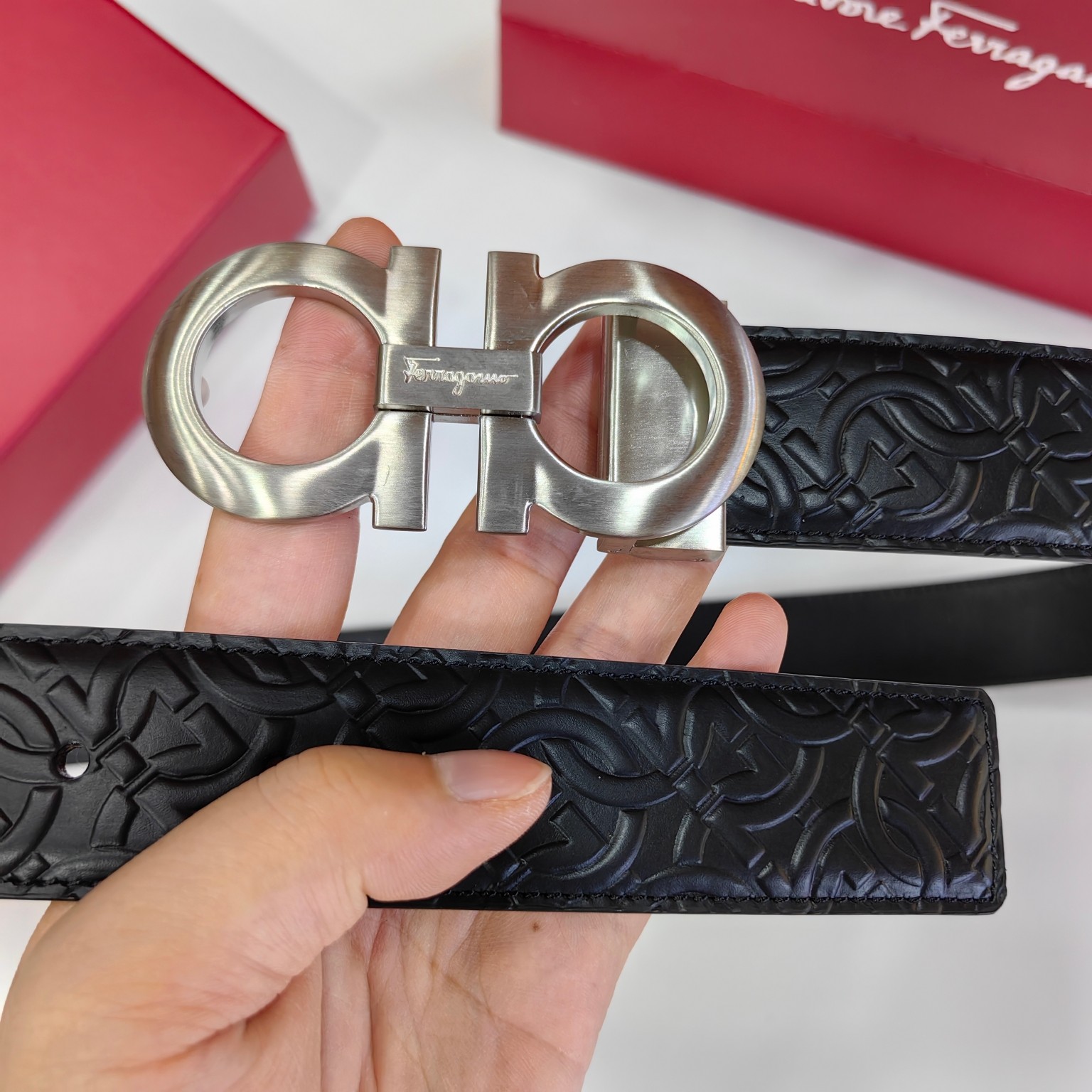 Salvatore Ferragamo Leather Belt 35mm