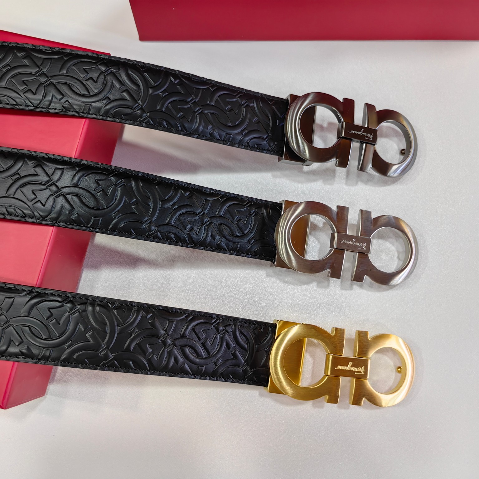 Salvatore Ferragamo Leather Belt 35mm